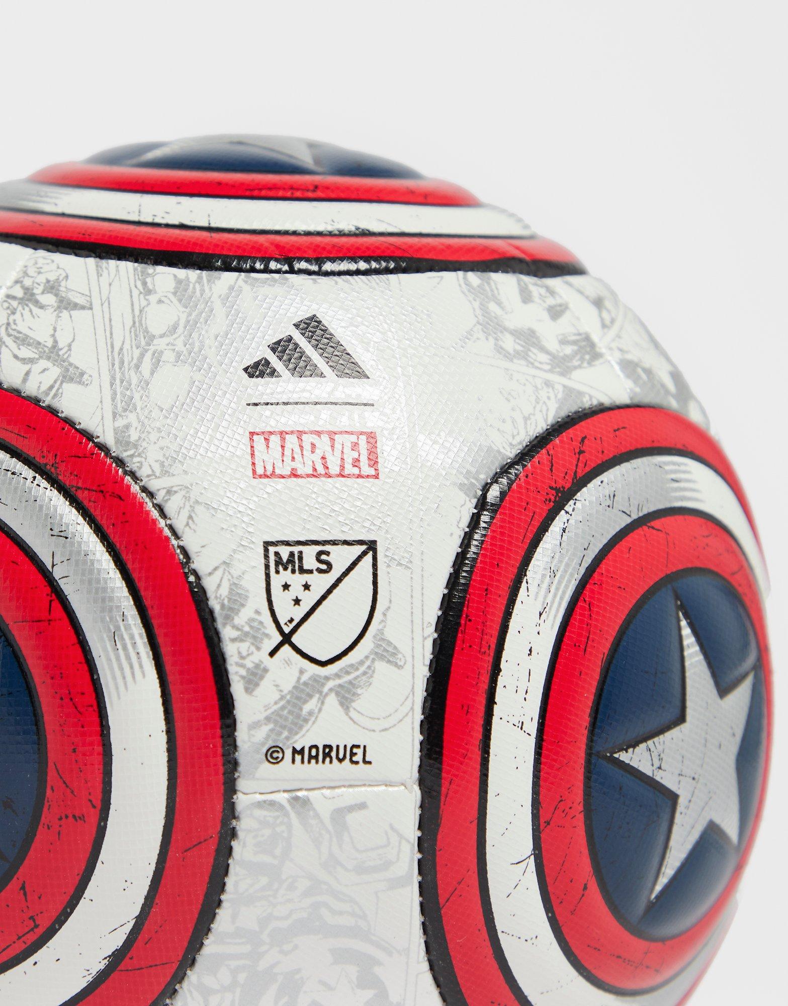 Adidas Marvel MLS Captain America Mini Soccer Ball