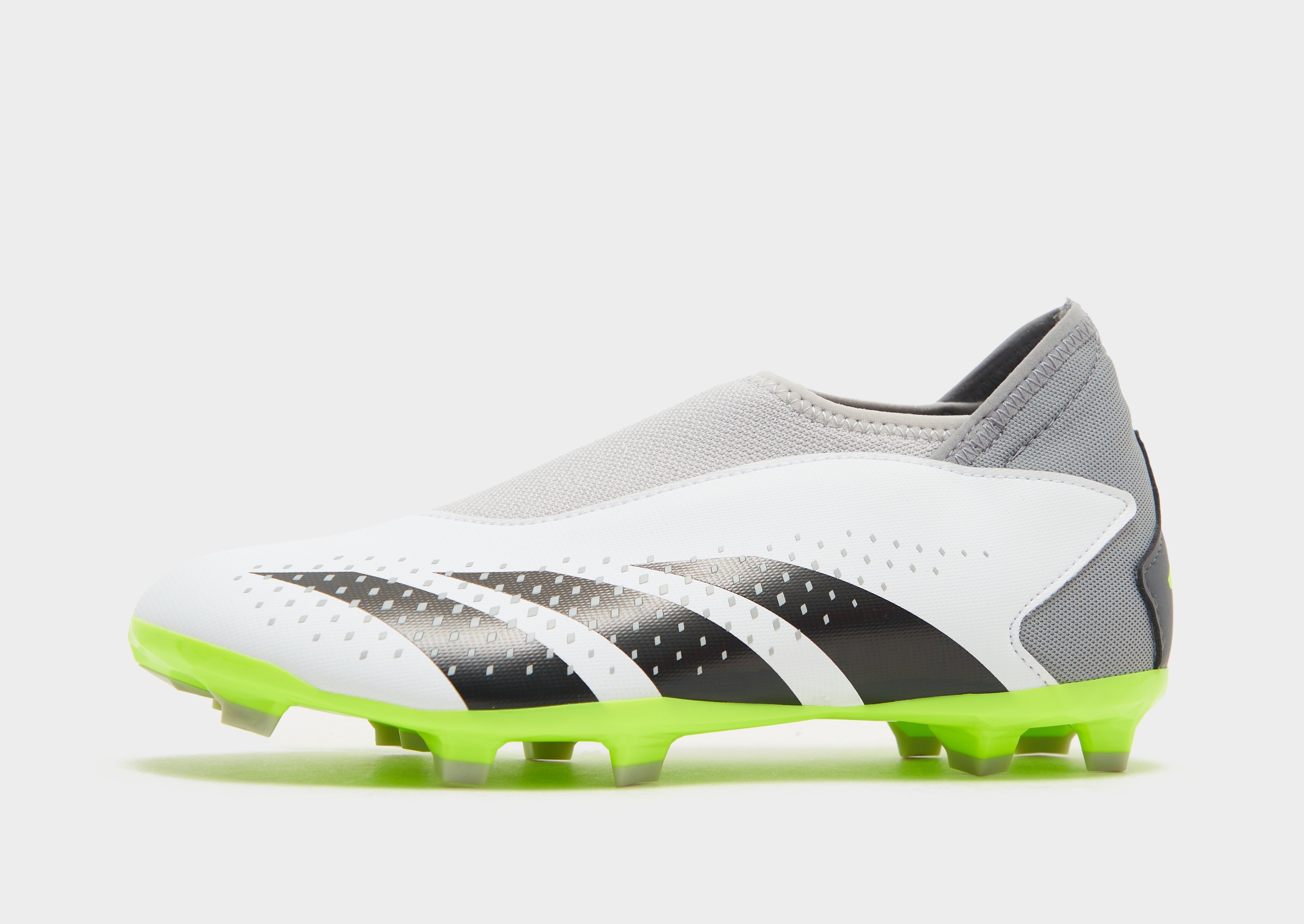 White adidas Predator FG Laceless | JD Global