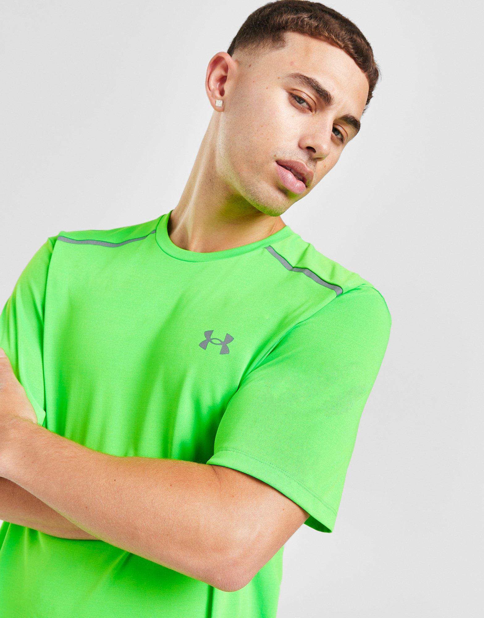 Green Under Armour Tech Reflective T-Shirt - JD Sports Global