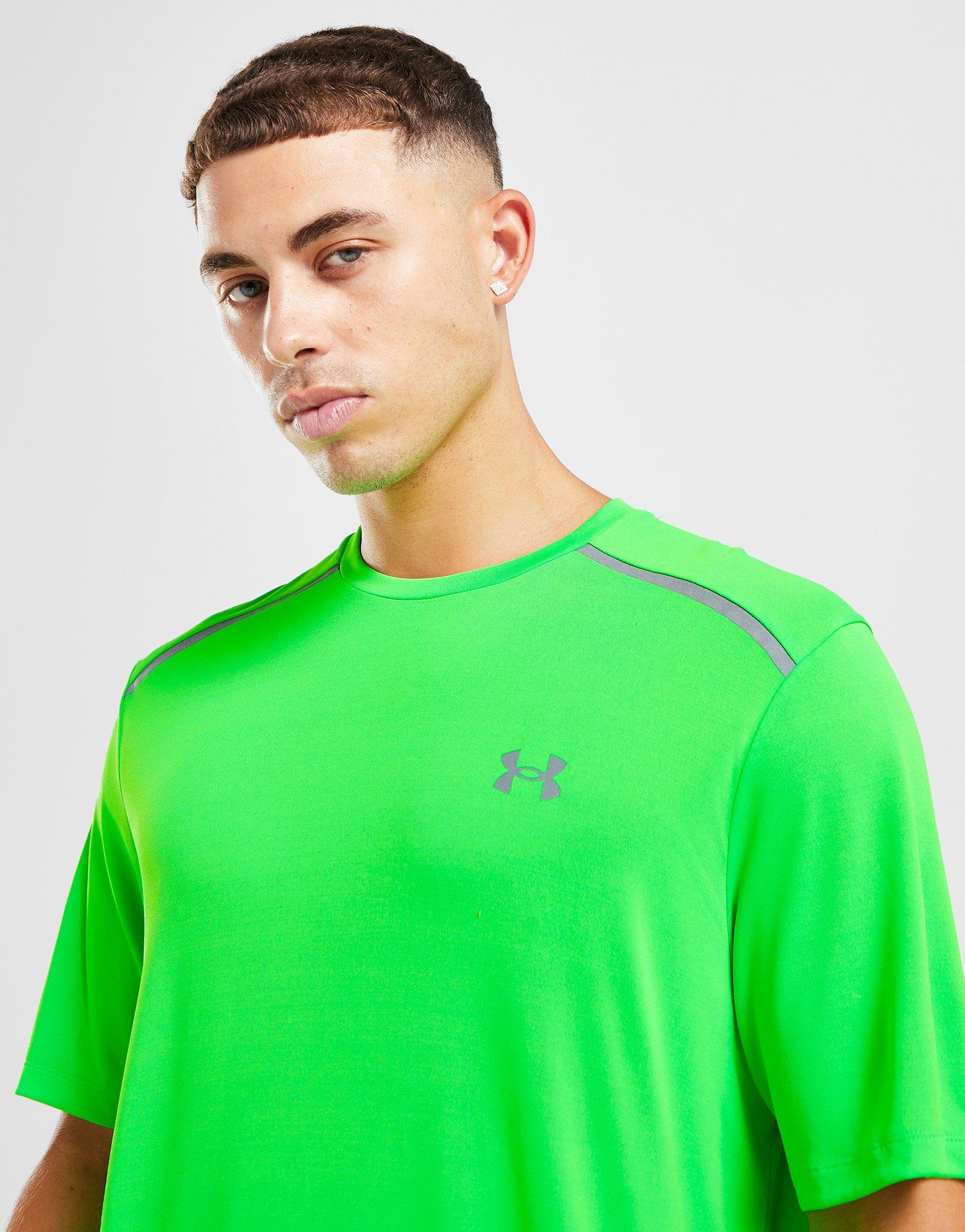 Green Under Armour Tech Reflective T-Shirt