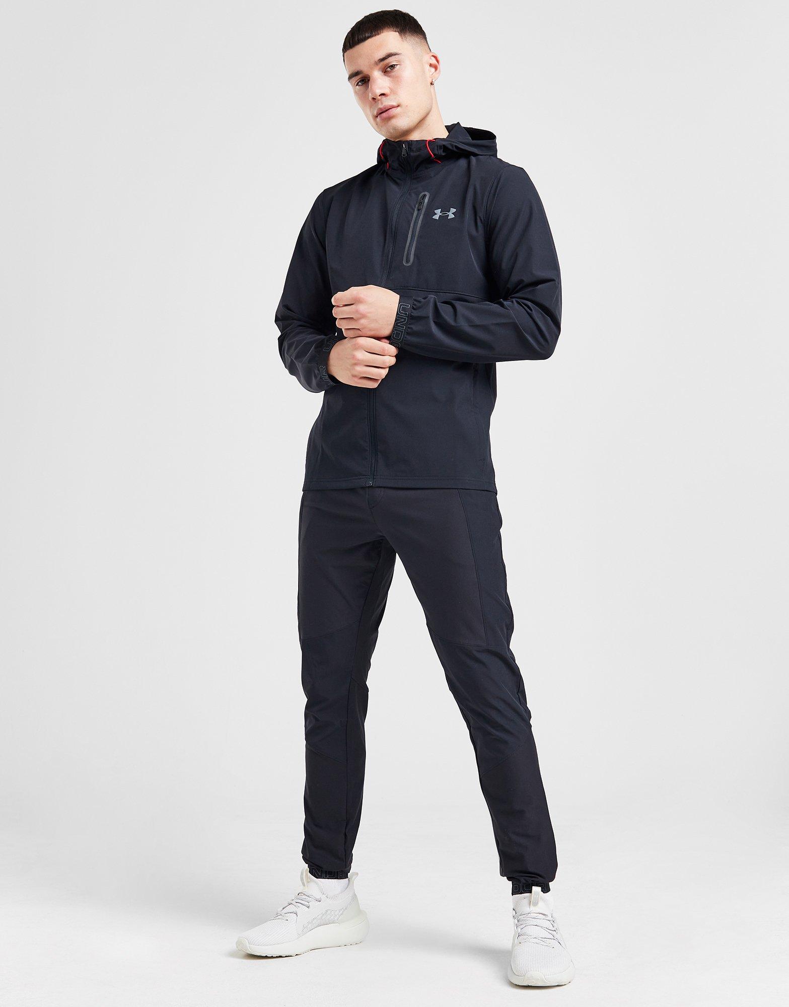 Black Under Armour Vanish Woven Full Zip Hoodie - JD Sports Global