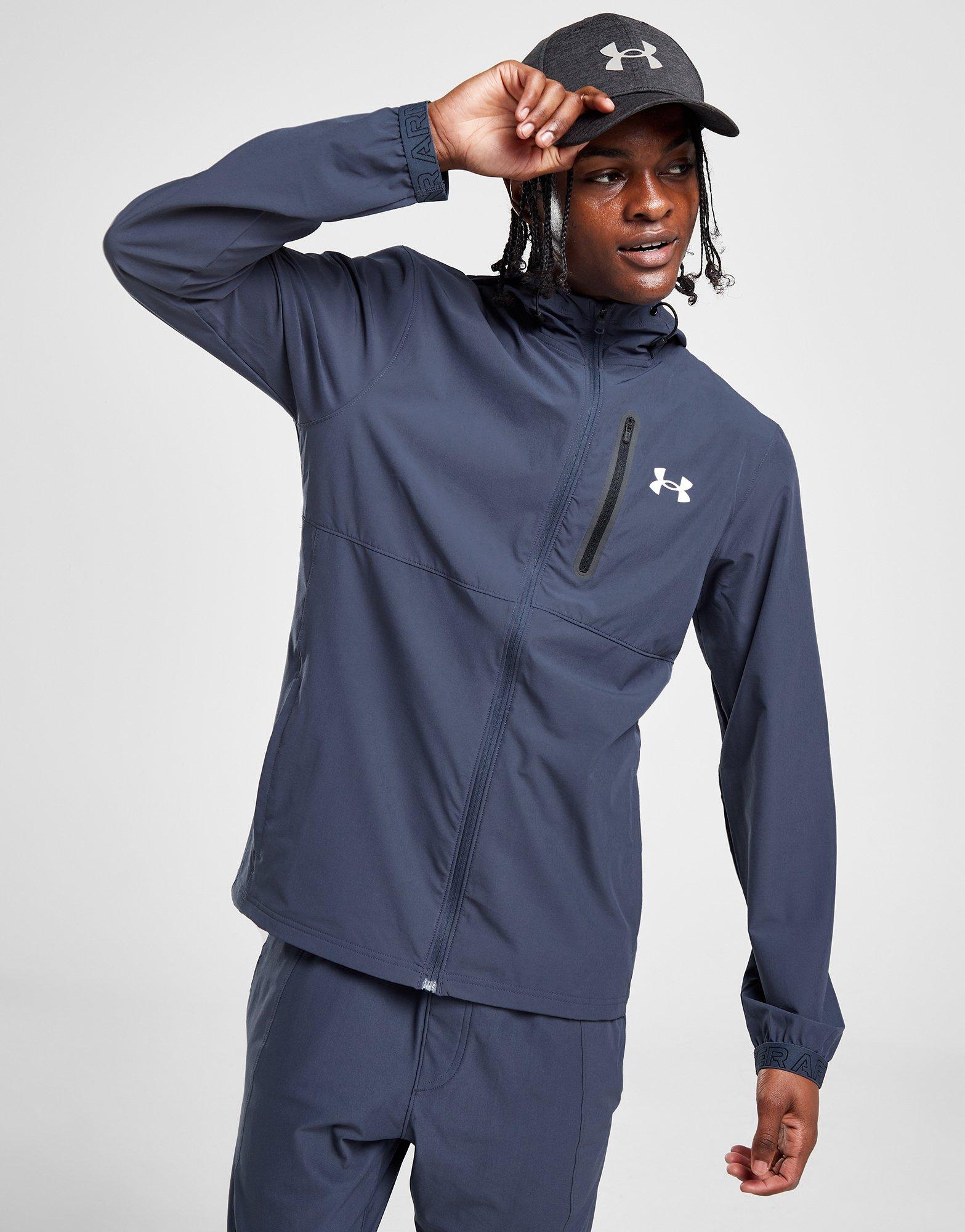 Black Under Armour Vanish Woven Full Zip Hoodie - JD Sports Global