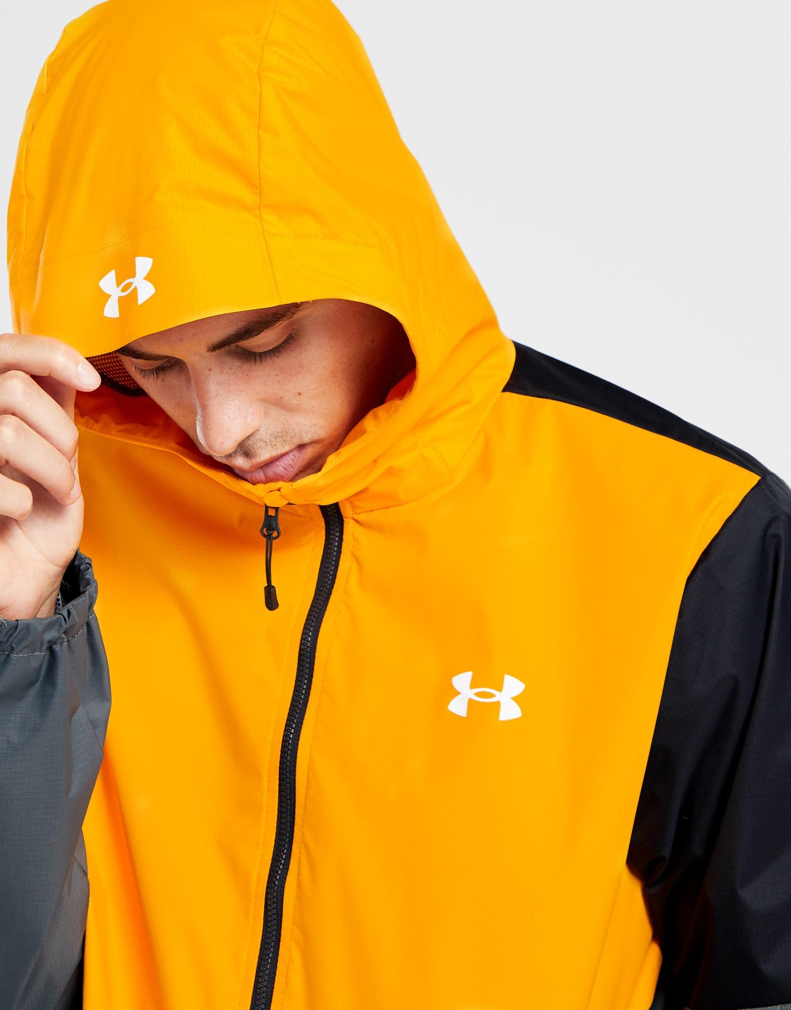 Giacca under store armour arancione