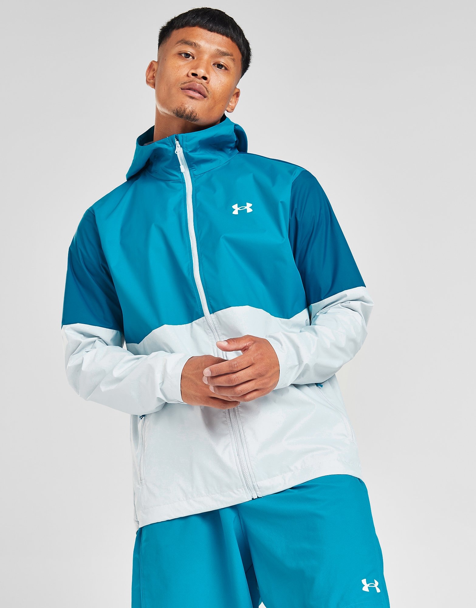 Under Armour Casaco UA Storm Windrunner em Azul JD Sports