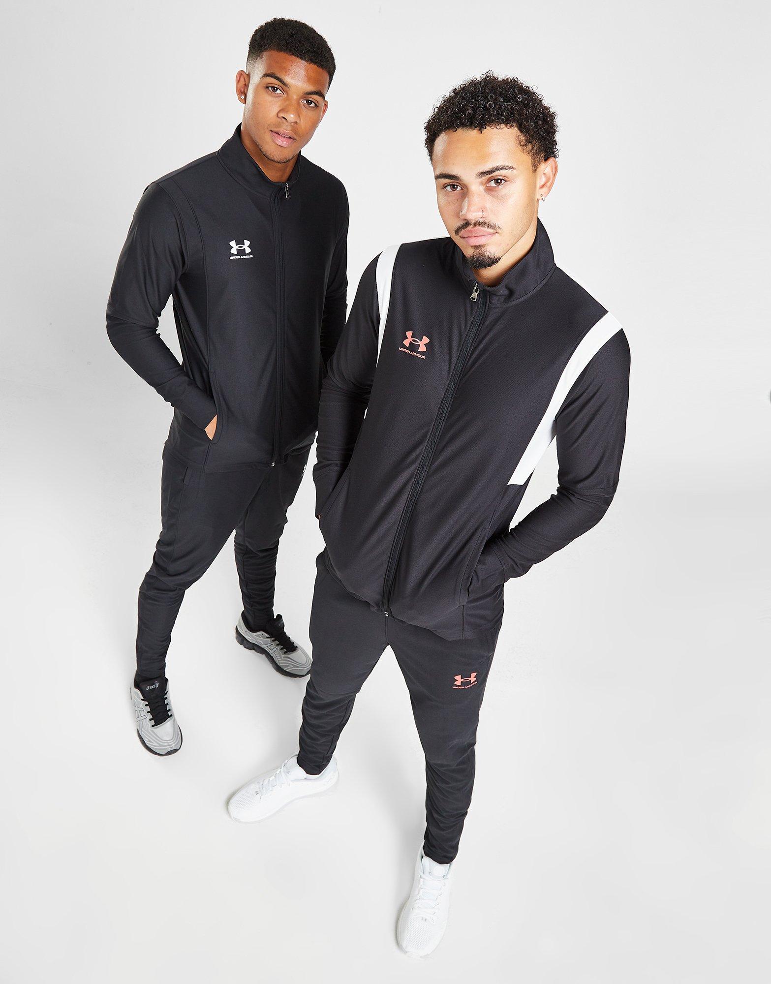 Mens black clearance under armour tracksuit