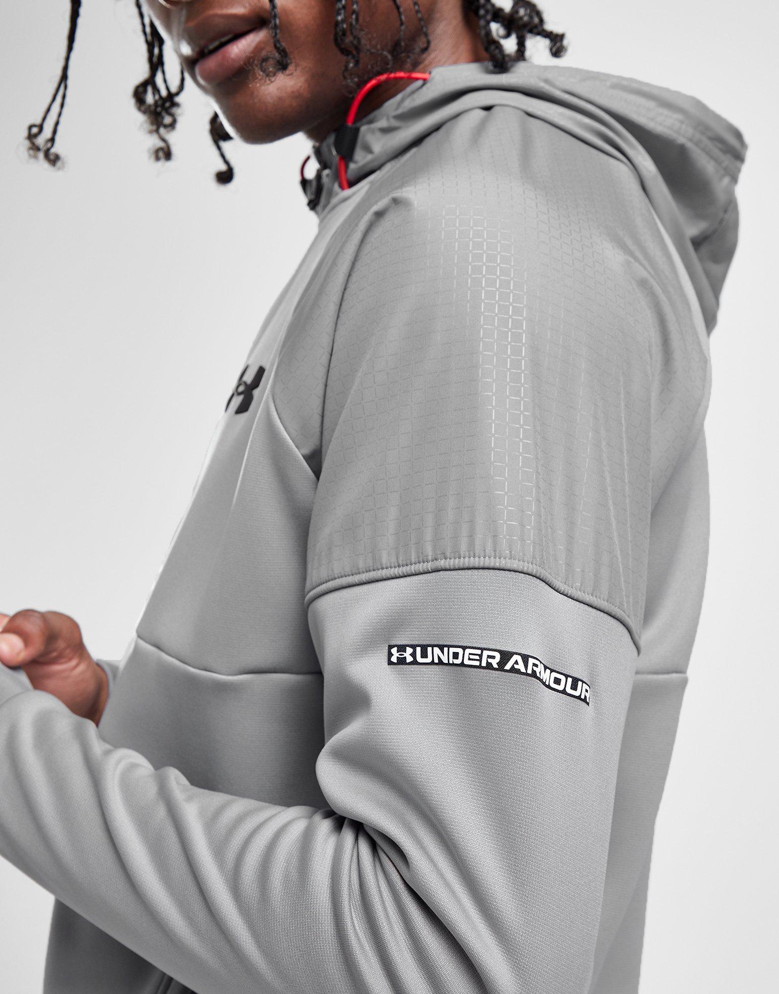 Under Armour UA Armour Fleece Grid Full Zip Hoodie Herren Grau - JD Sports  Deutschland