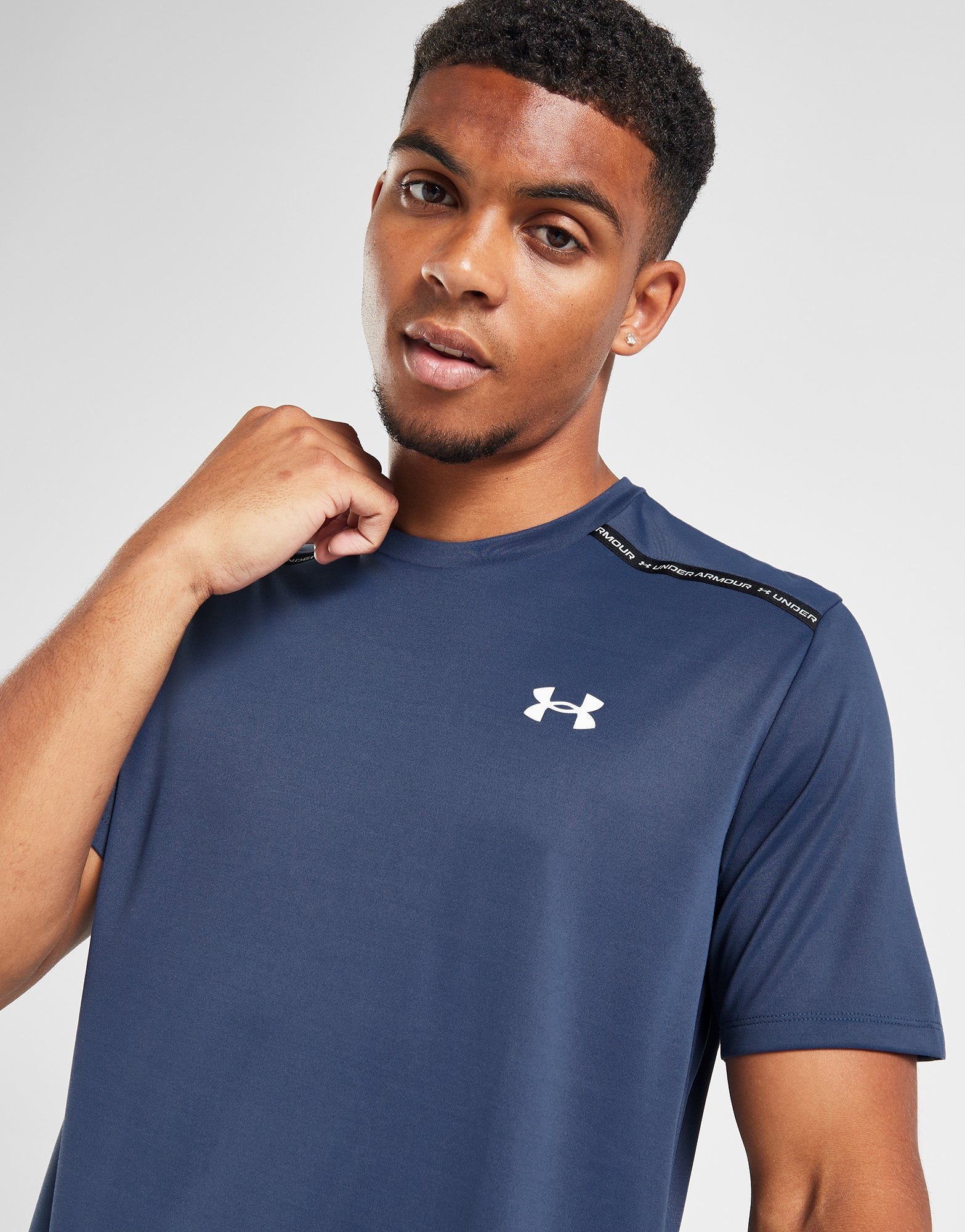 Grey Under Armour Tech Tape T-Shirt - JD Sports Global