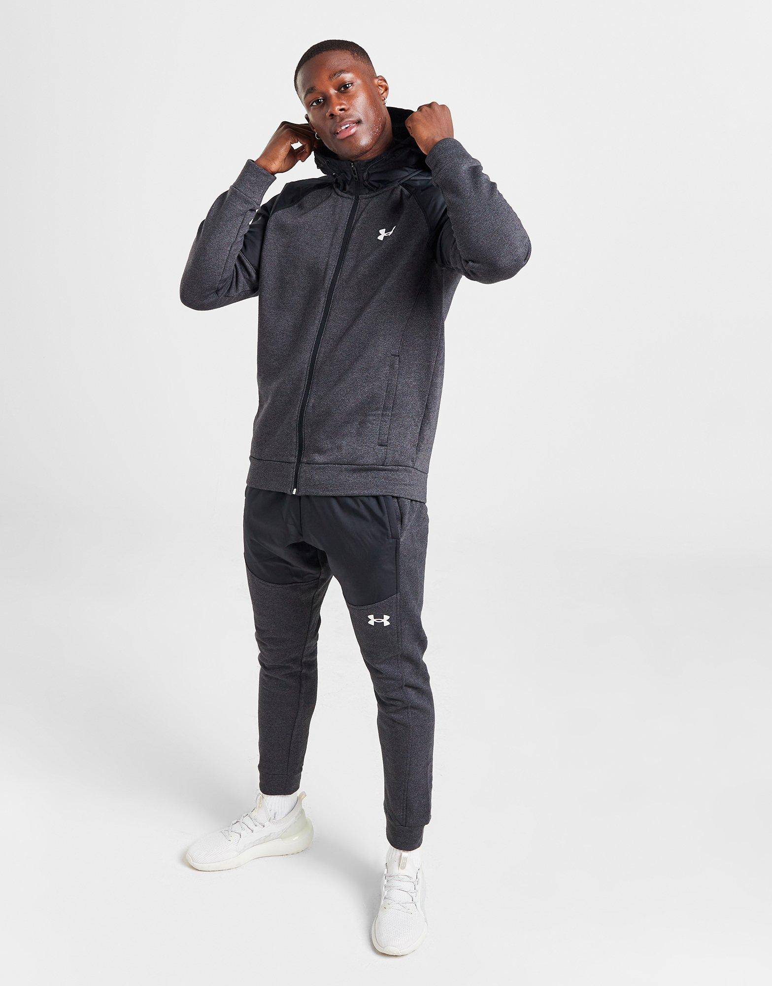 Under Armour Sweat à Capuche Zippé Threadborne Fleece Homme Noir- JD Sports  France