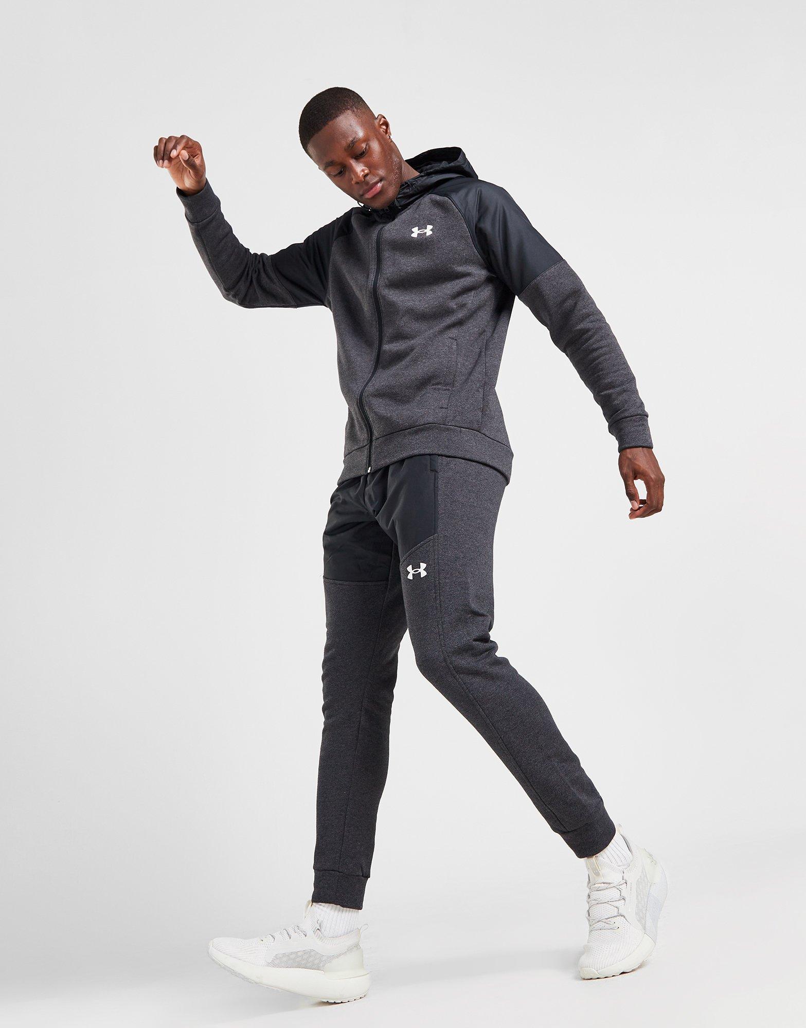 Under Armour DOUBLE KNIT FULL ZIP Noir - Vêtements Sweats Homme 54,00 €