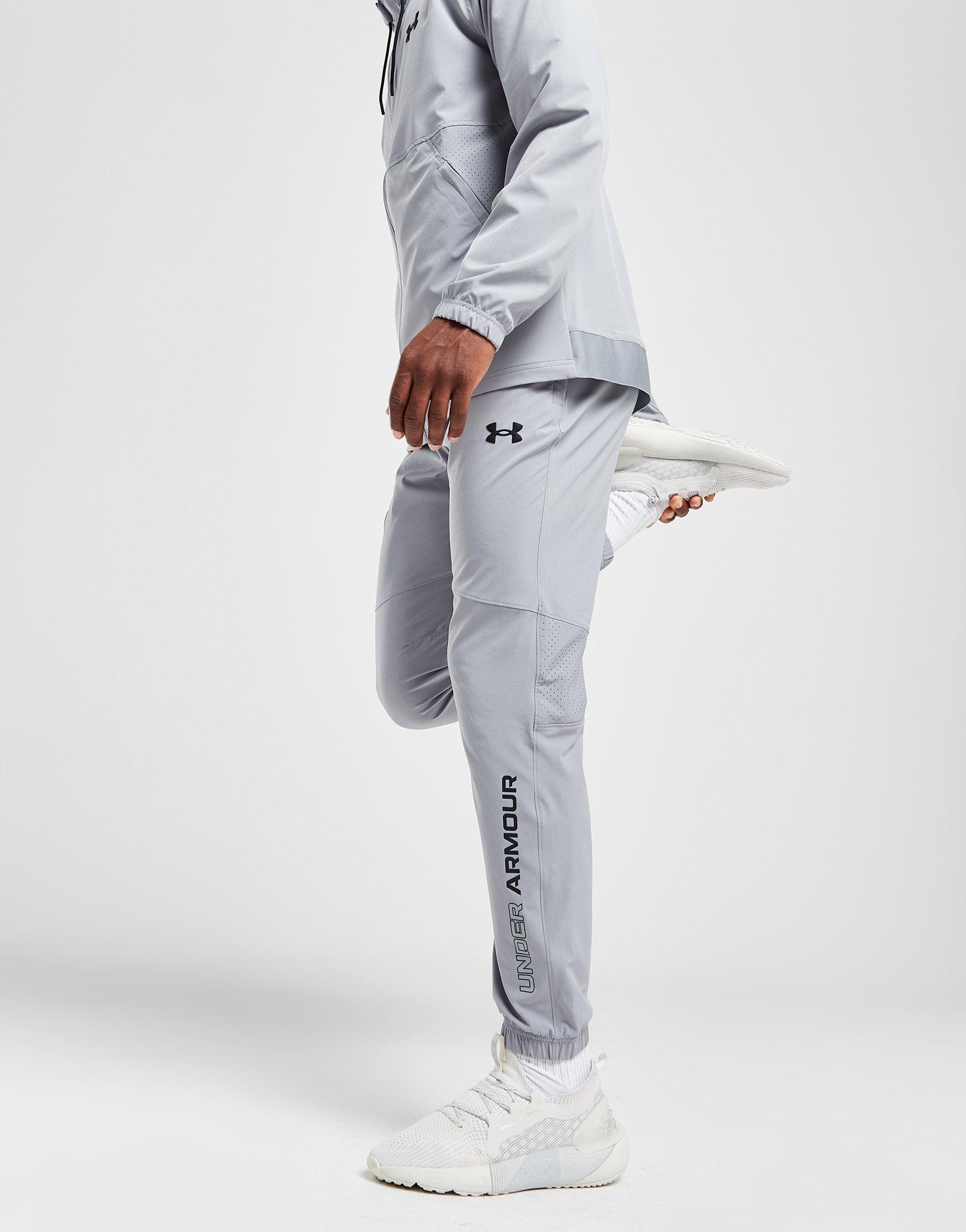 Grey Under Armour Lock-Up Woven Track Pants - JD Sports Global