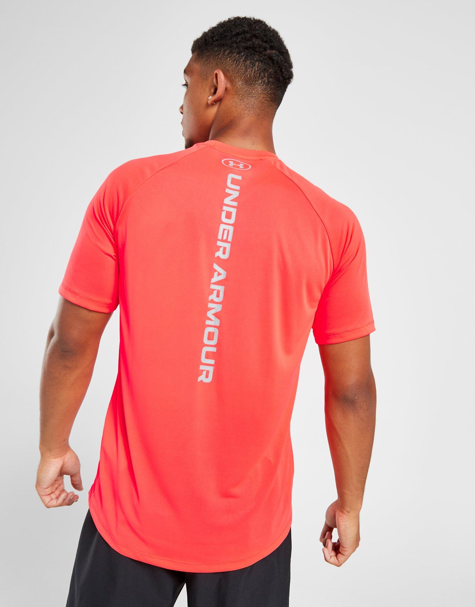 Under Armour T-shirt Tech Fade Homme Orange- JD Sports France