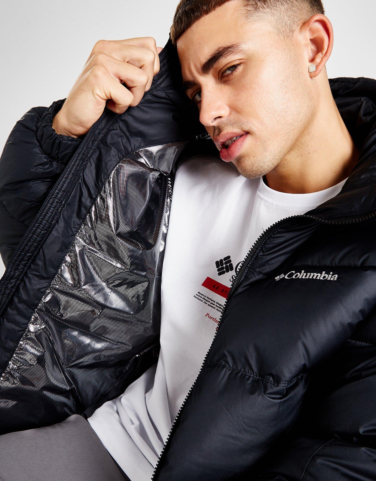 Black Columbia Pike Lake Hooded Jacket - JD Sports Global