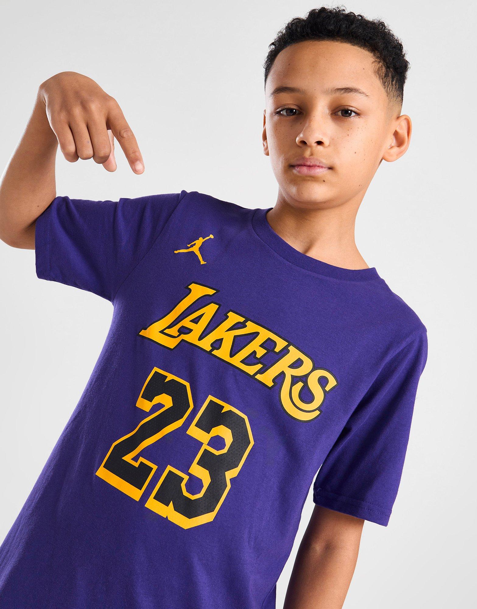 Jordan Maillot NBA LA Lakers James #23 Swingman Homme Violet- JD Sports  France