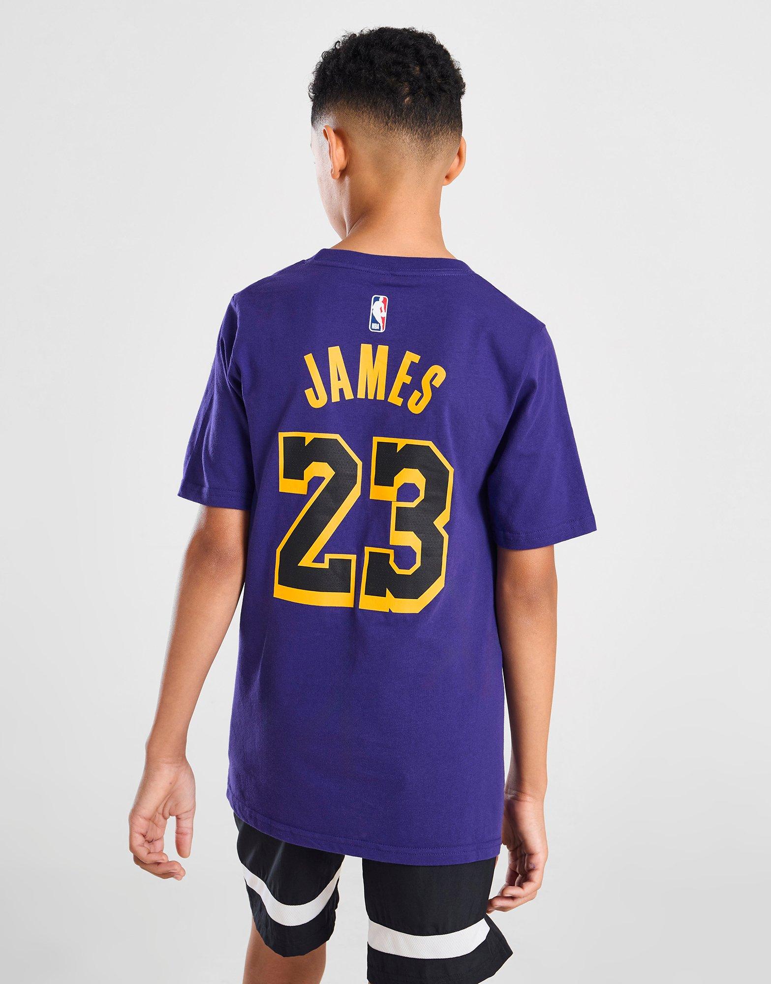 Jordan Maillot NBA LA Lakers James #6 Junior Violet- JD Sports France