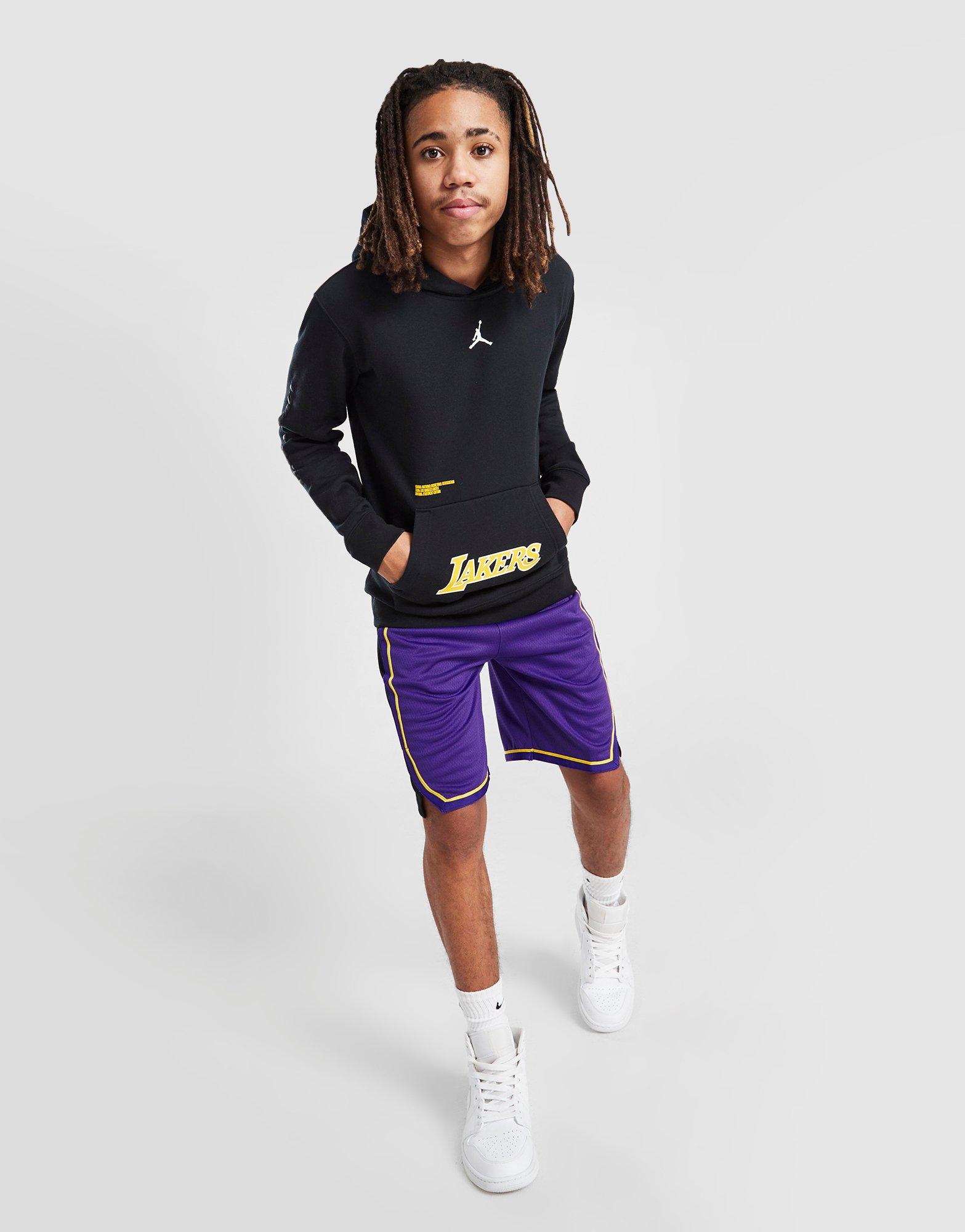 Jordan NBA LA Lakers Statement Pullover Hoodie Junior