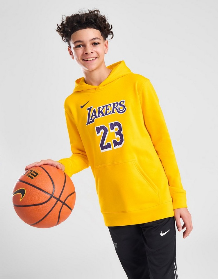 Nike NBA LA Lakers James #23 Icons Hoodie Junior
