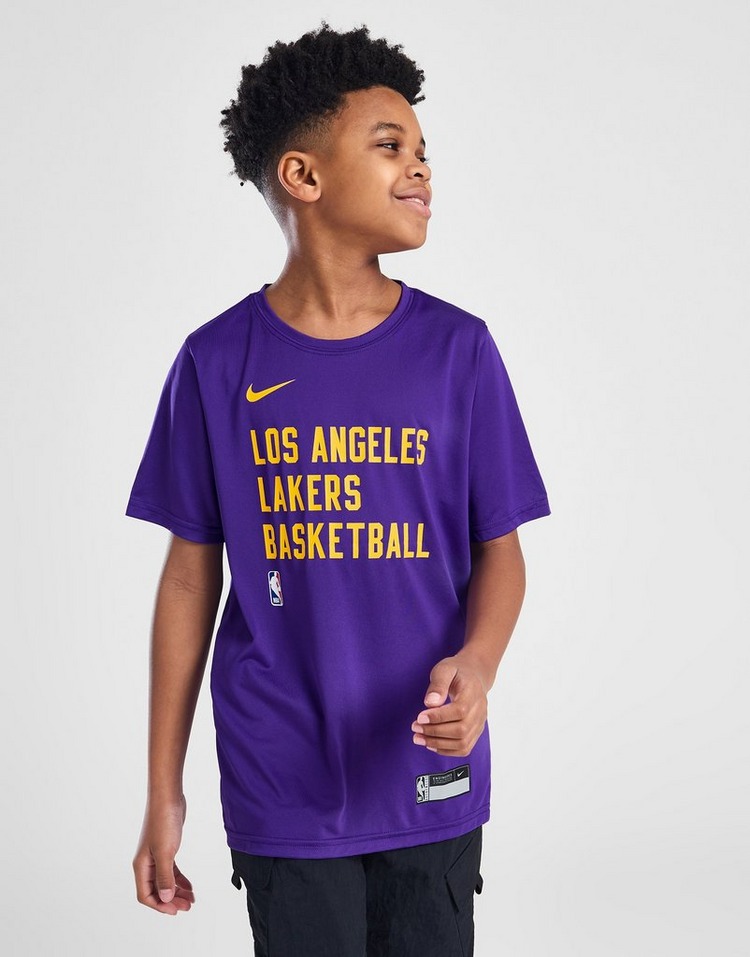 Purple Nike NBA LA Lakers Statement T-Shirt Junior | JD Sports UK