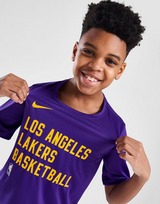 Nike NBA LA Lakers Statement T-Shirt Junior