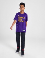 Nike NBA LA Lakers Statement T-Shirt Junior