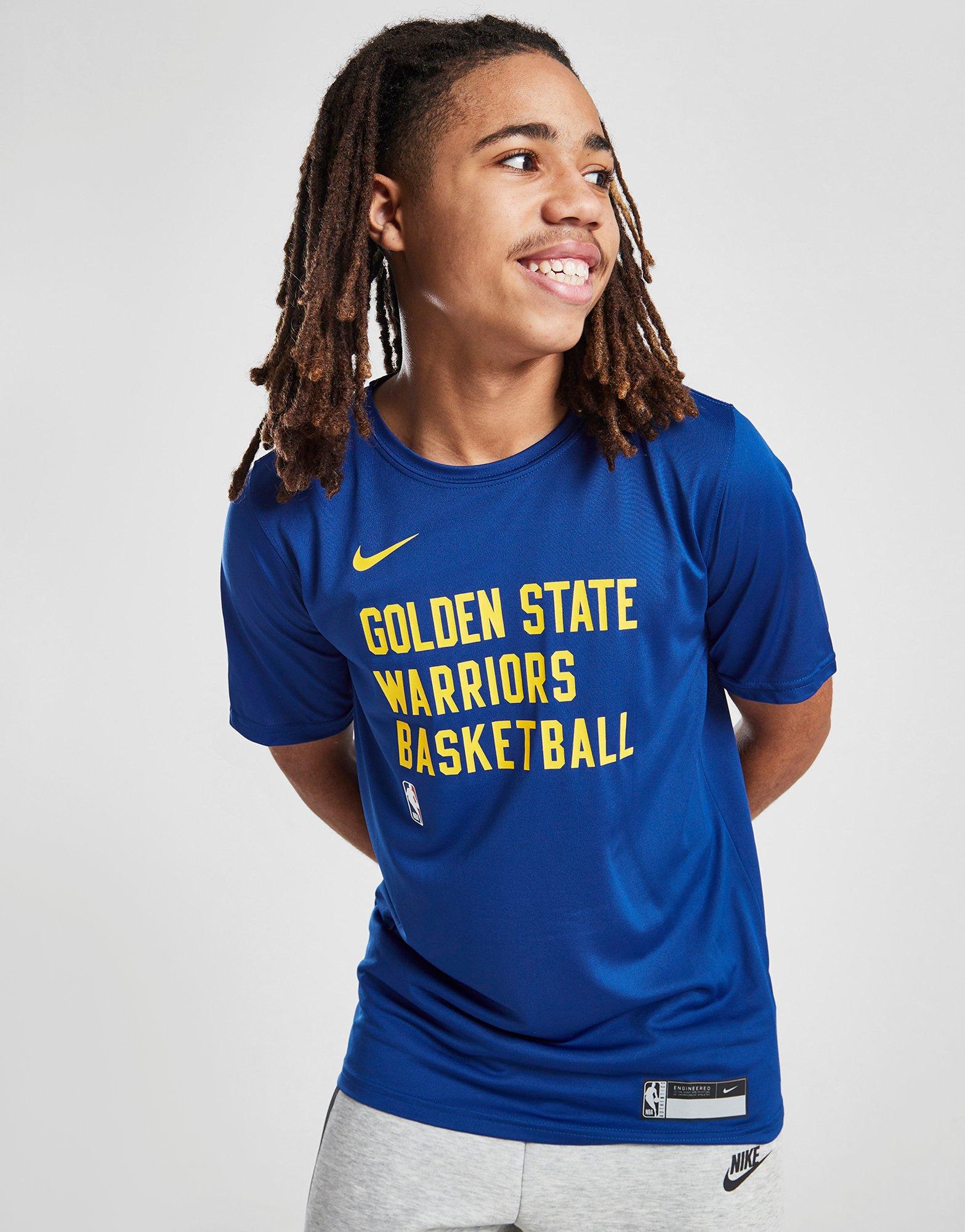 Nike T-shirt Mens Medium Golden State Warriors The Nike Tee Dri-Fit  Basketball
