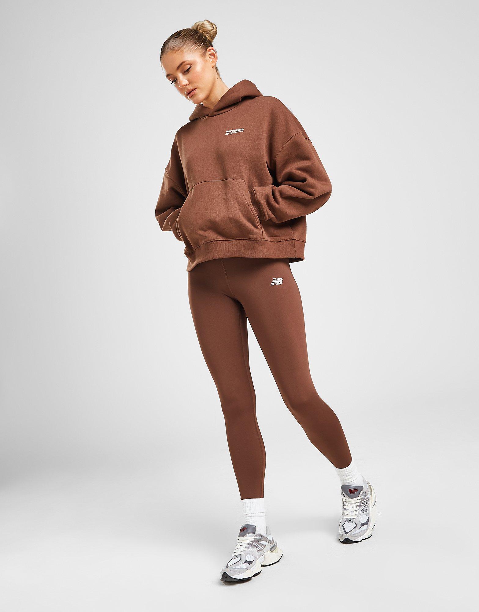 New Balance LINEAR HERITAGE LEGGING - Leggings - pinecone/brown