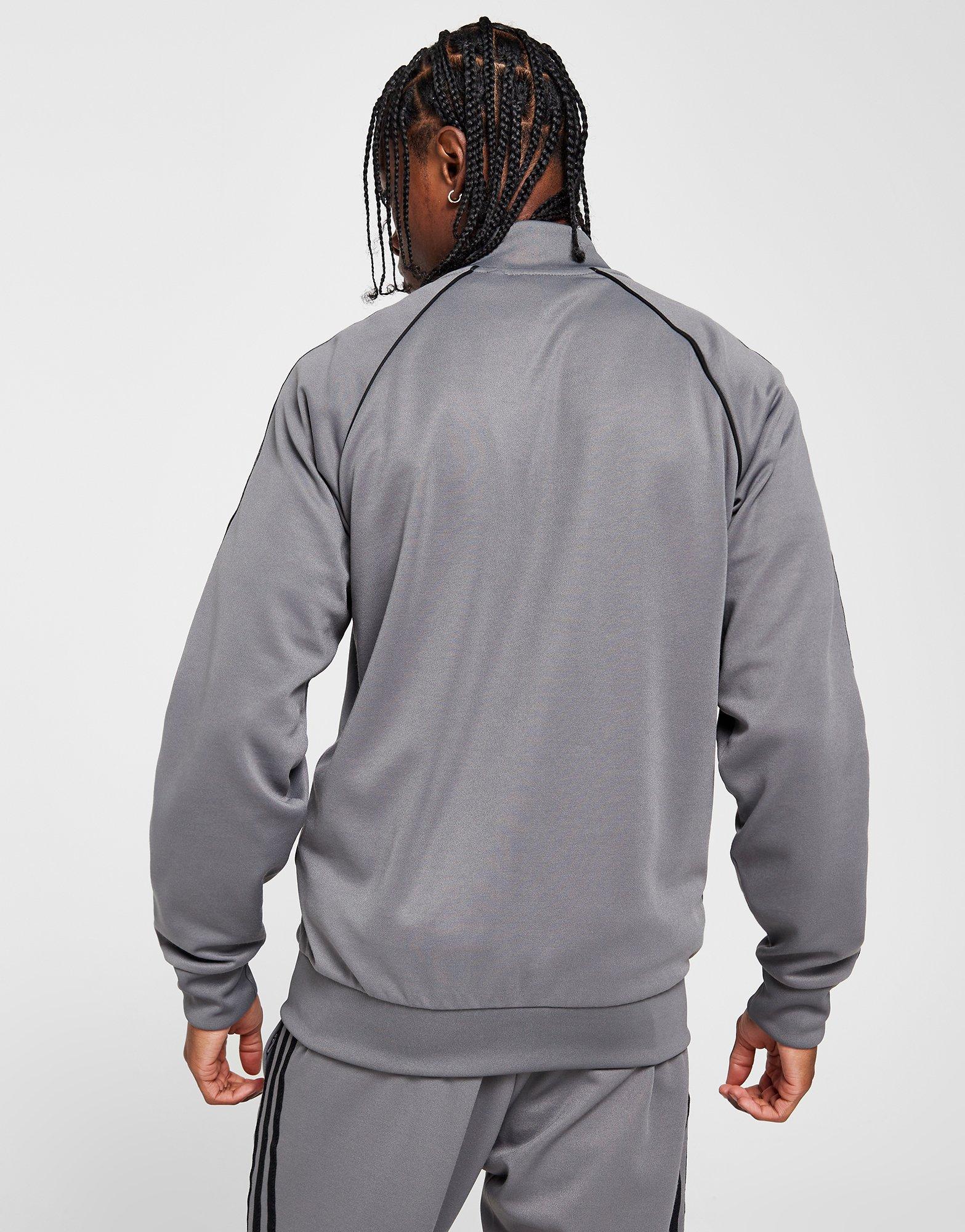 Grey adidas Originals SST Track Top - JD Sports