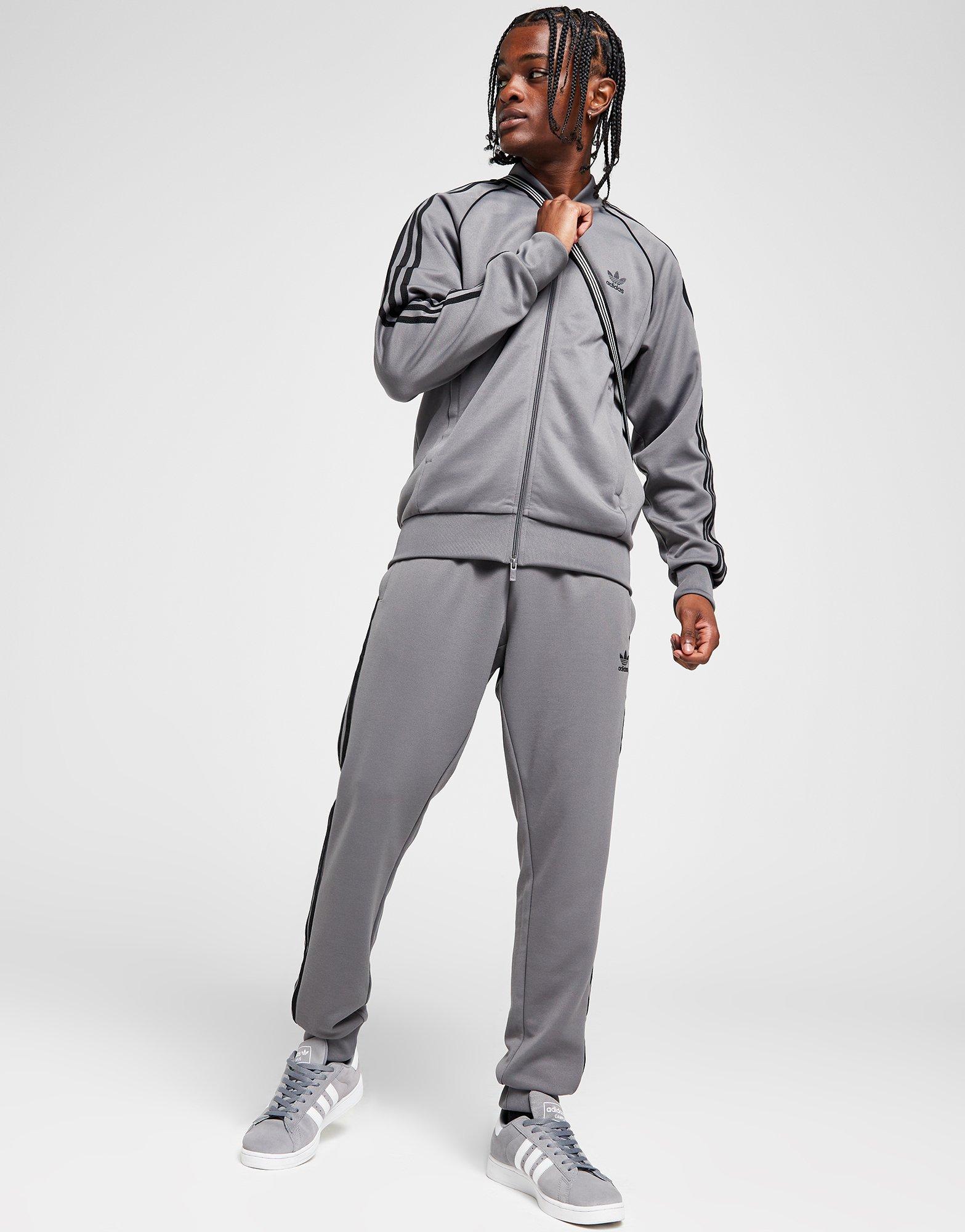 Grey adidas Originals SST Track Top - JD Sports