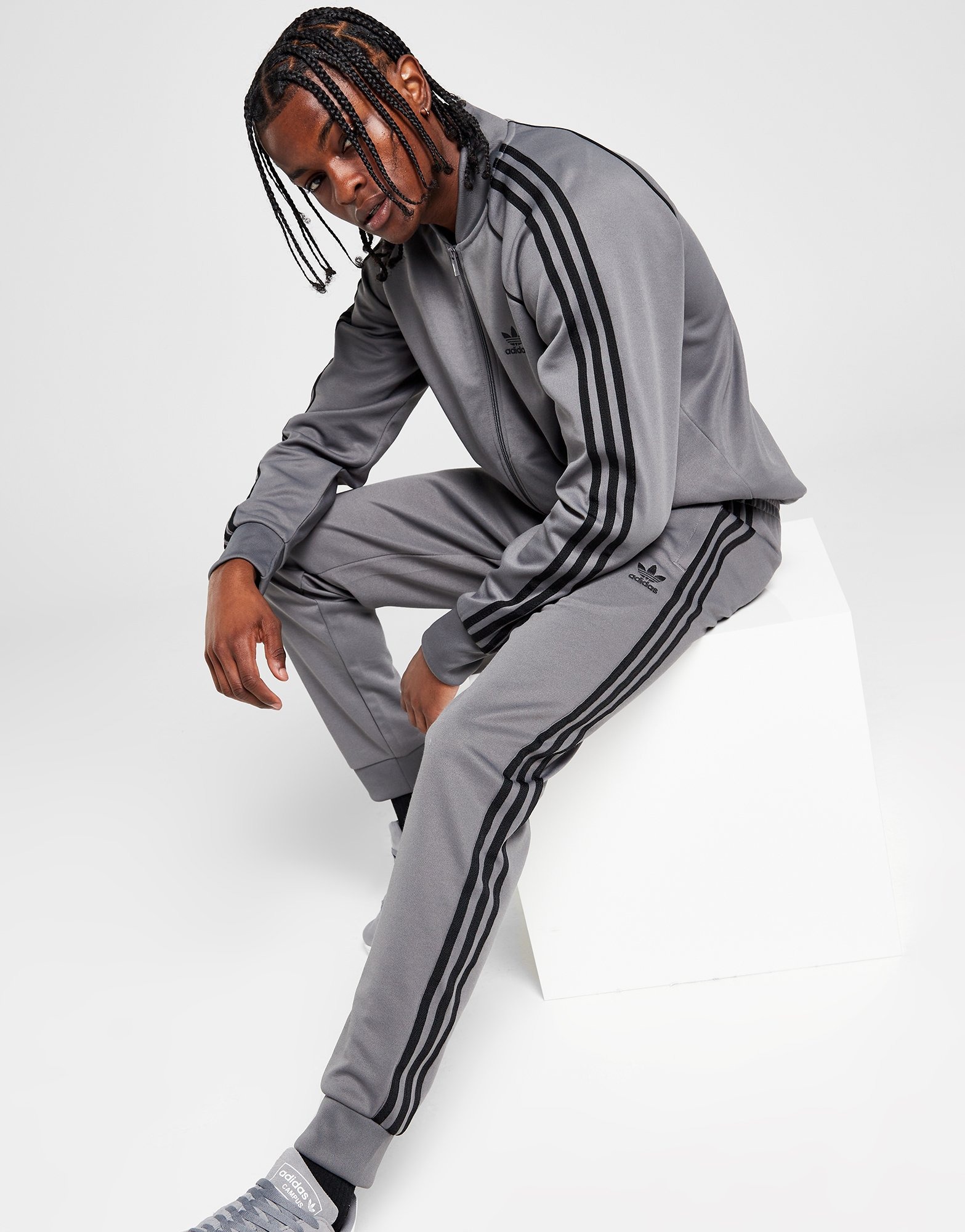 Grey adidas Originals SST Track Pants JD Sports