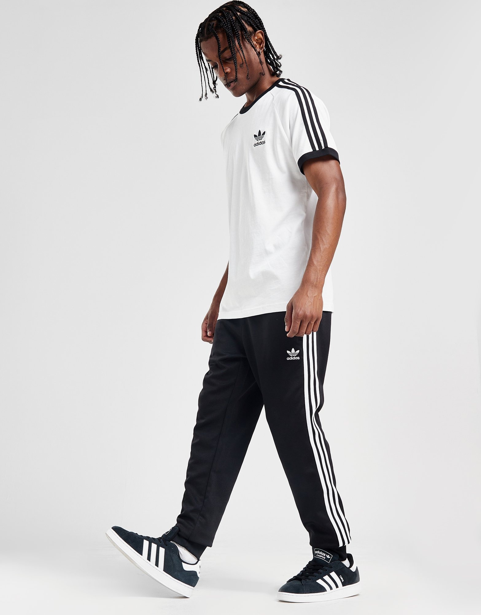 Black adidas Originals Superstar Track Pants - JD Sports