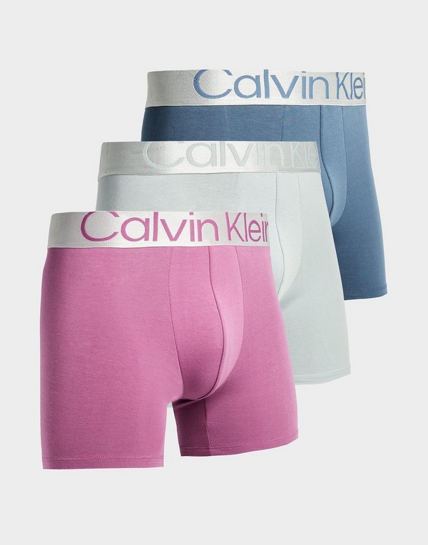 Pink Klein Underwear 3-Pack Large Logo Boxers | JD Sports UK