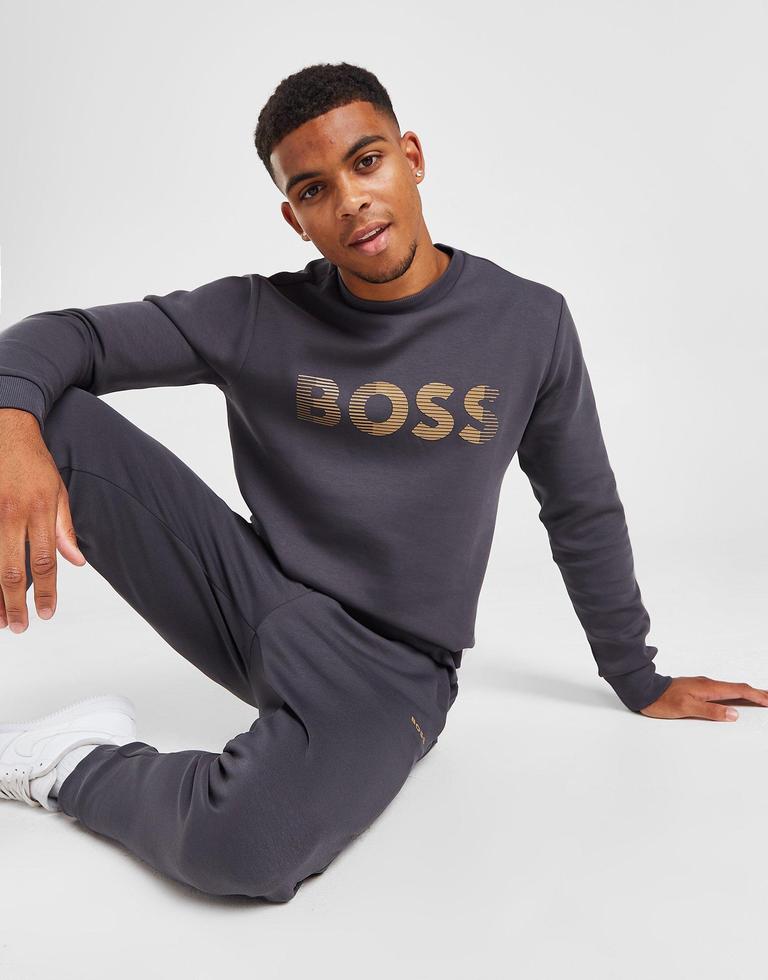 Hugo boss shop salbo sweatshirt grey