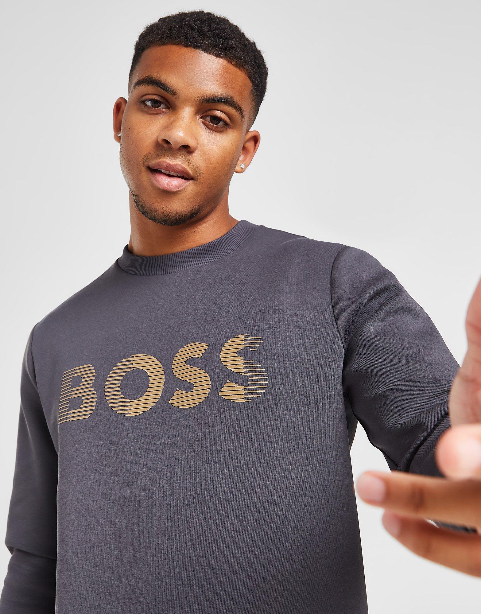 Hugo boss discount salbo sweatshirt grey