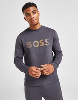BOSS Salbo Metallic Logo Sweatshirt