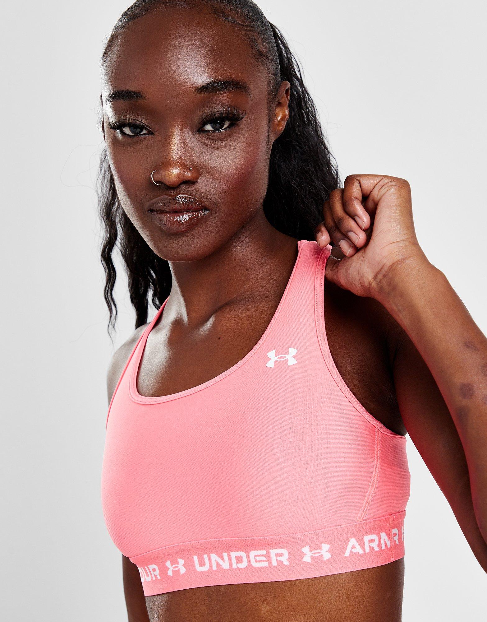 Under Armour HeatGear Logo Band Sports Bra