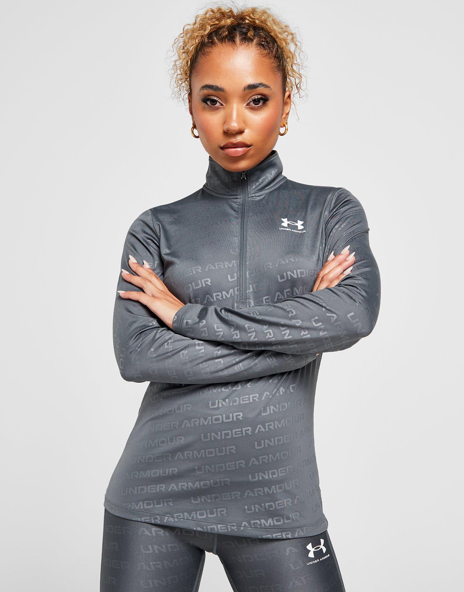 Under Armour Haut Zippé Imprimé HeatGear Femme