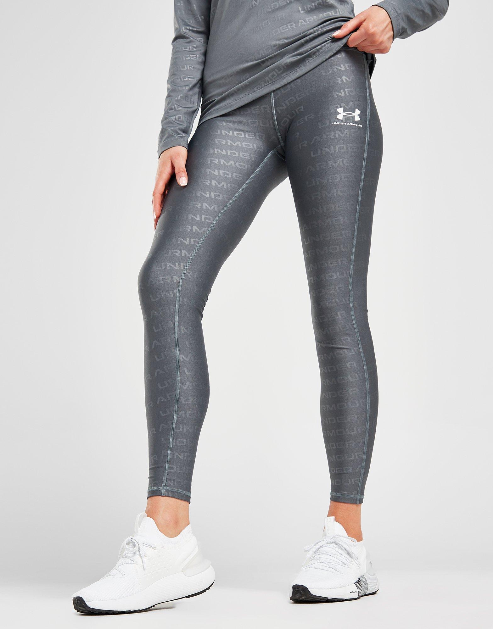 Grey Under Armour Emboss Tights - JD Sports Global