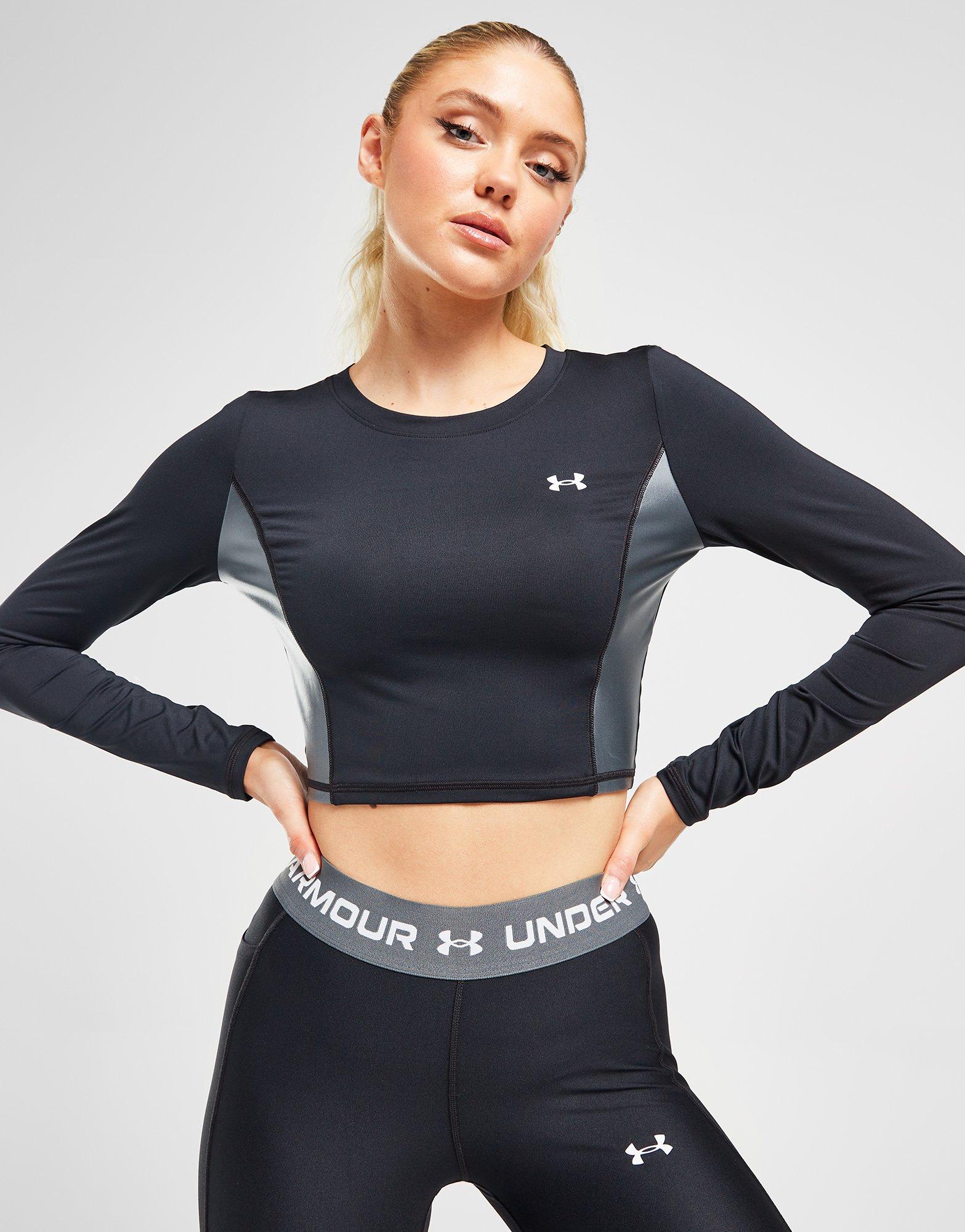 Under armour crop 2025 top long sleeve