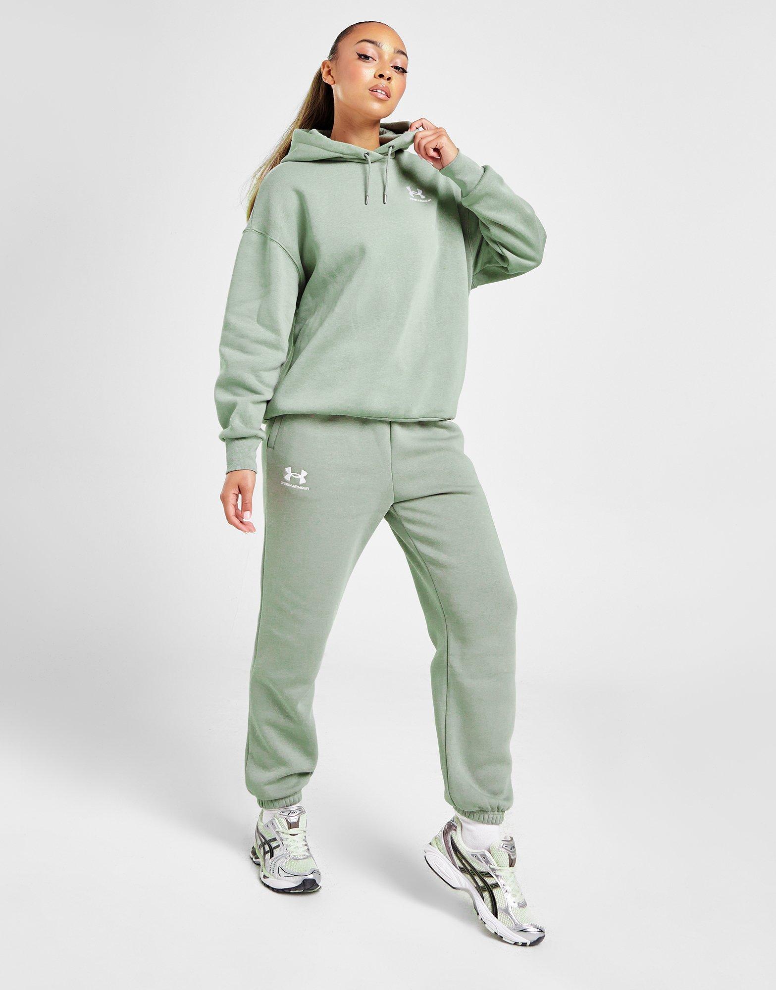 Under Armour Joggers Essential Fleece para Mulher em Verde