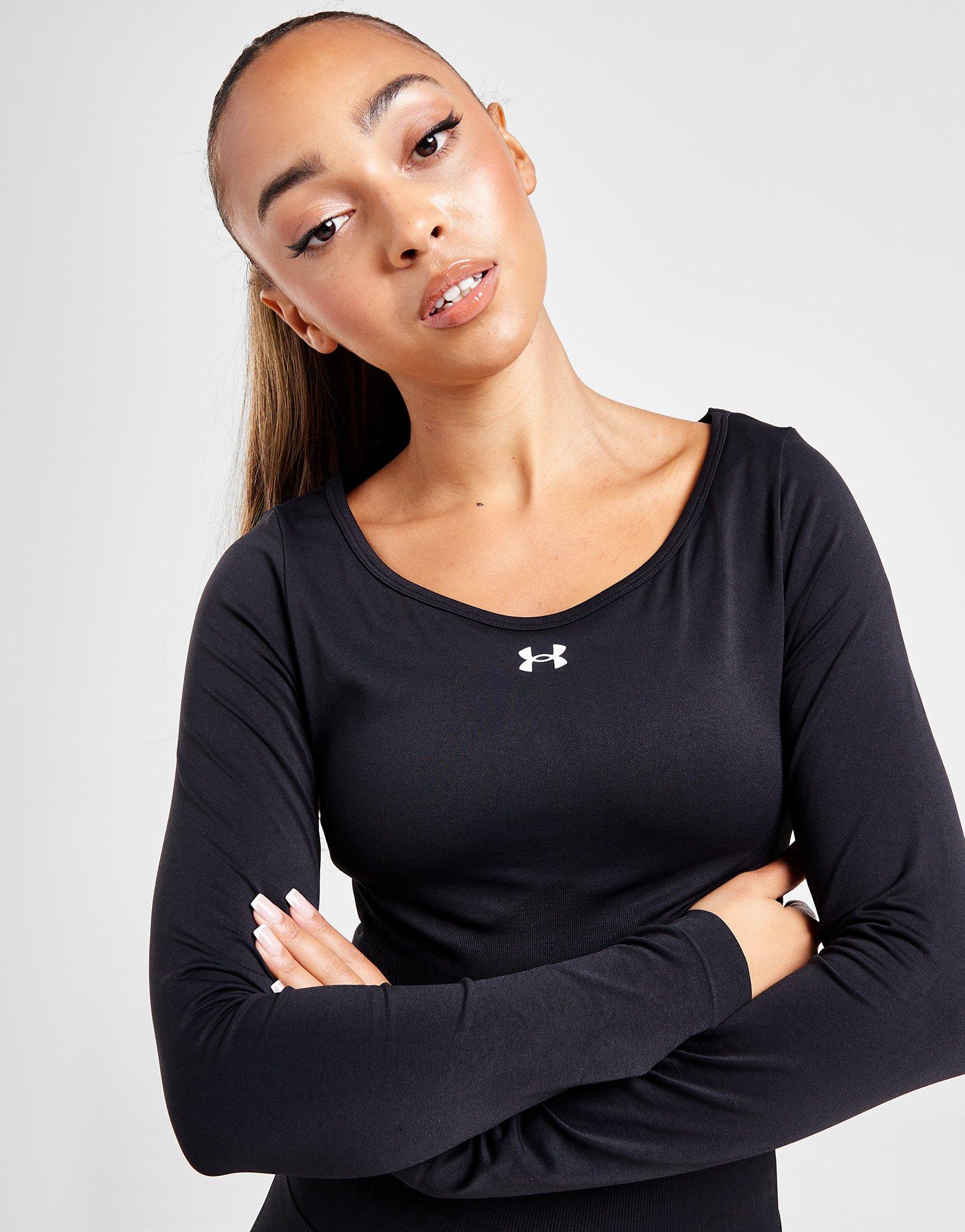Black Under Armour Training Seamless Long Sleeve Top - JD Sports Global