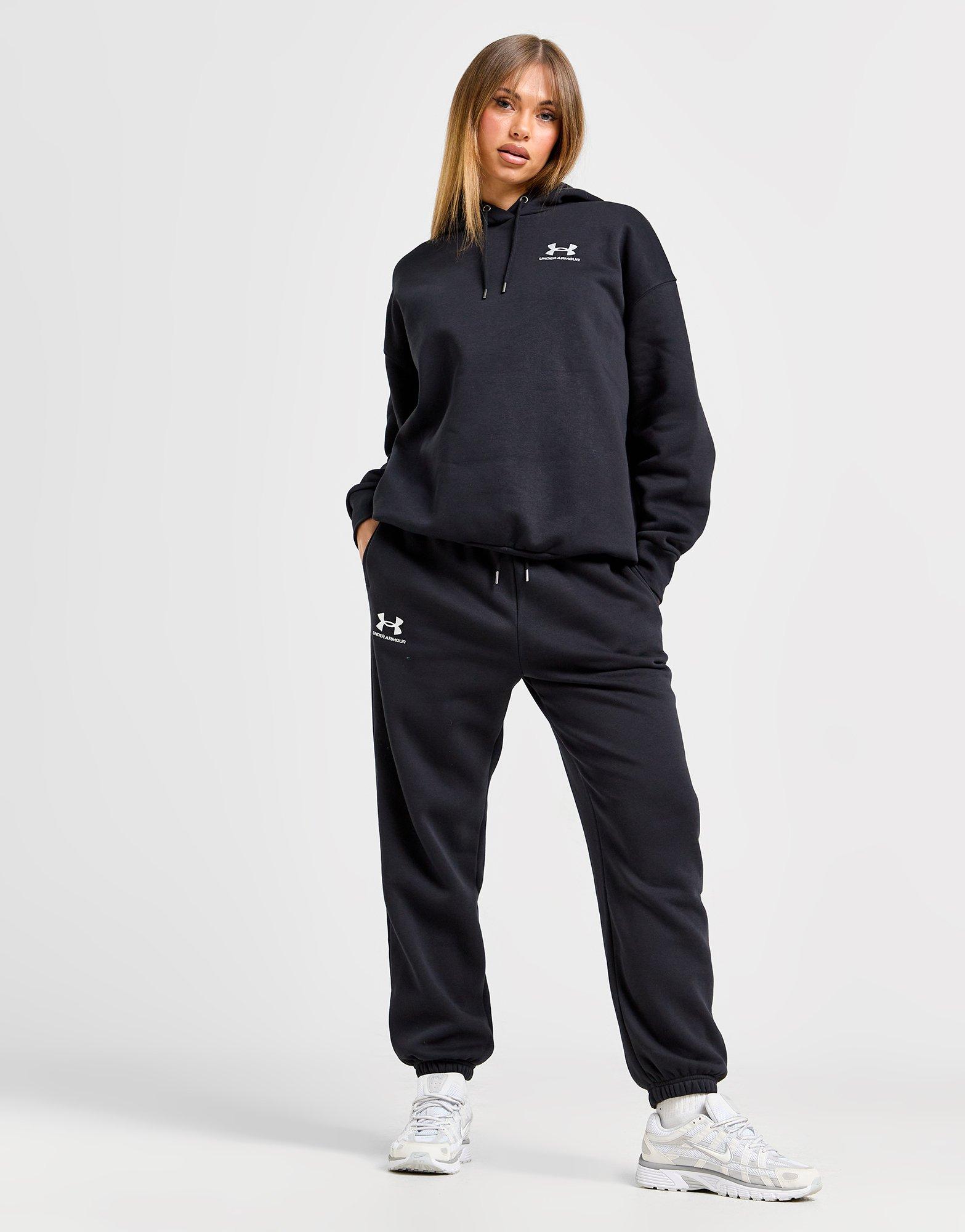 Black Under Armour Essential Overhead Hoodie - JD Sports Global