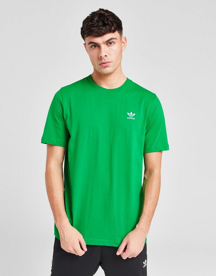 Green adidas Trefoil Essentials T-Shirt | JD Sports UK