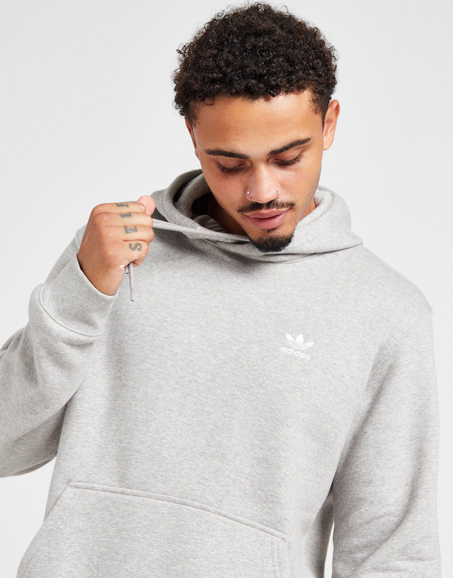 Adidas trefoil sales fleece hoodie