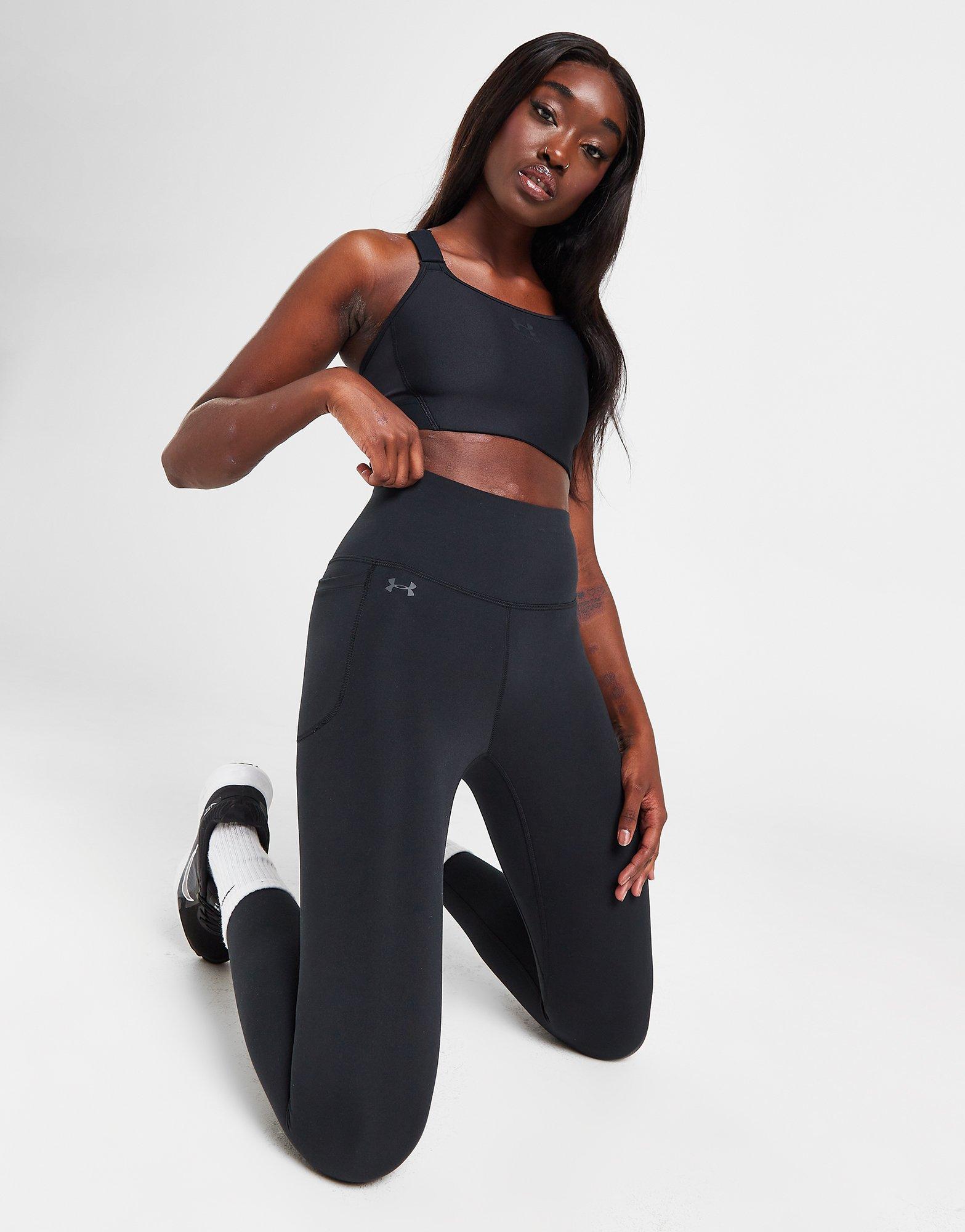 Under Armour Cropped Leggings in Black - Size Small**