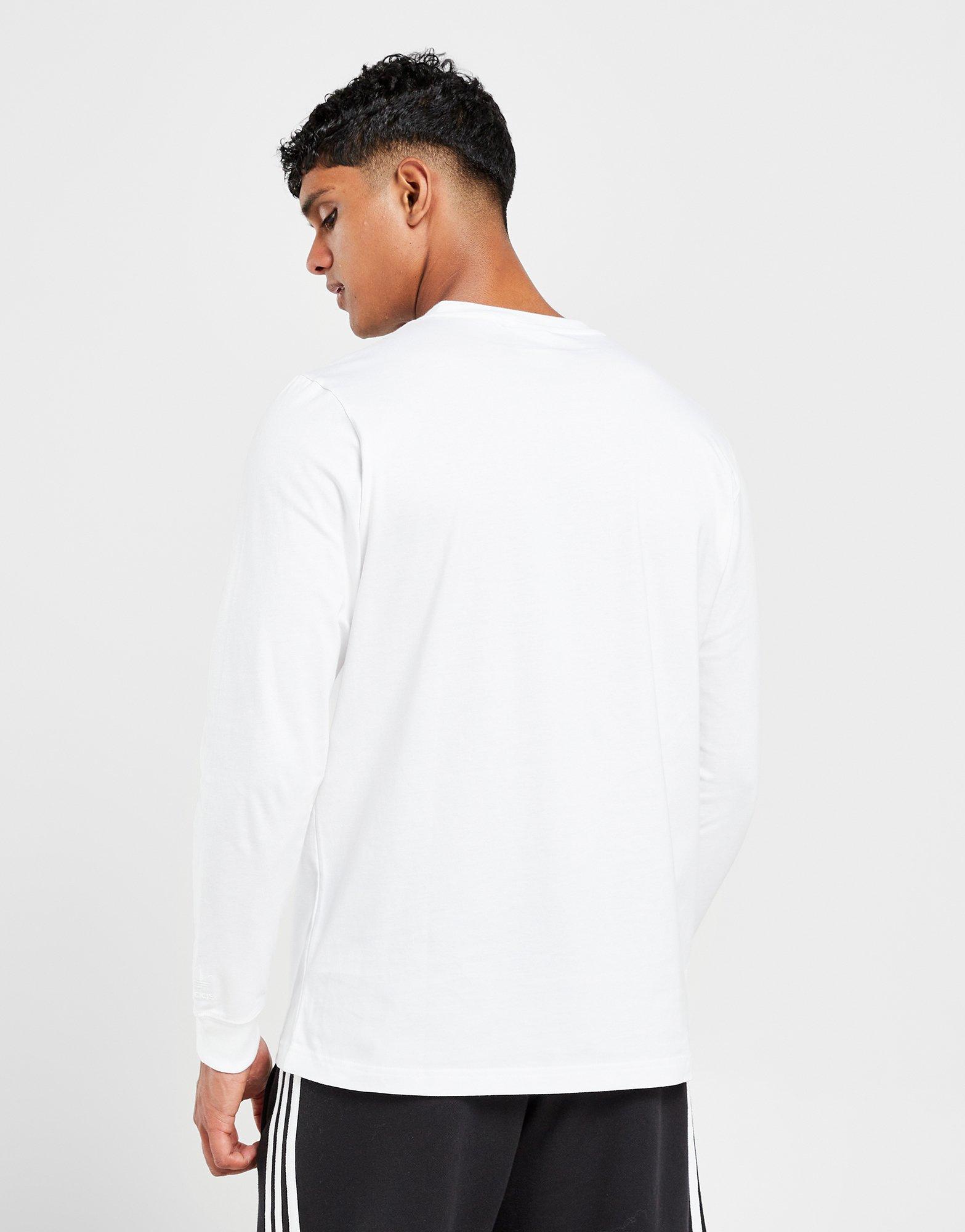 Wit adidas Originals Fire Long Sleeve T Shirt JD Sports Nederland