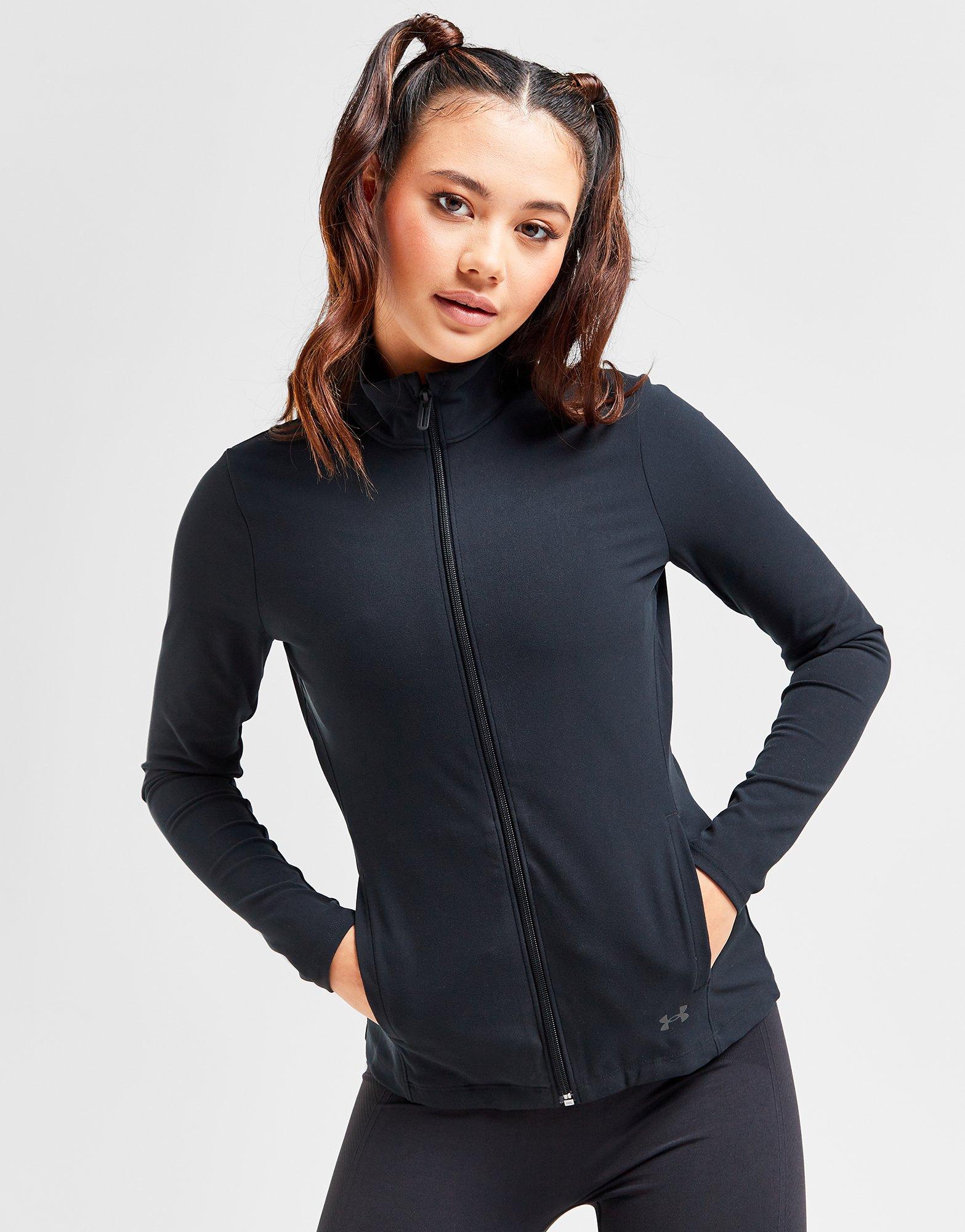 Black Under Armour Motion Full Zip Track Top - JD Sports Global