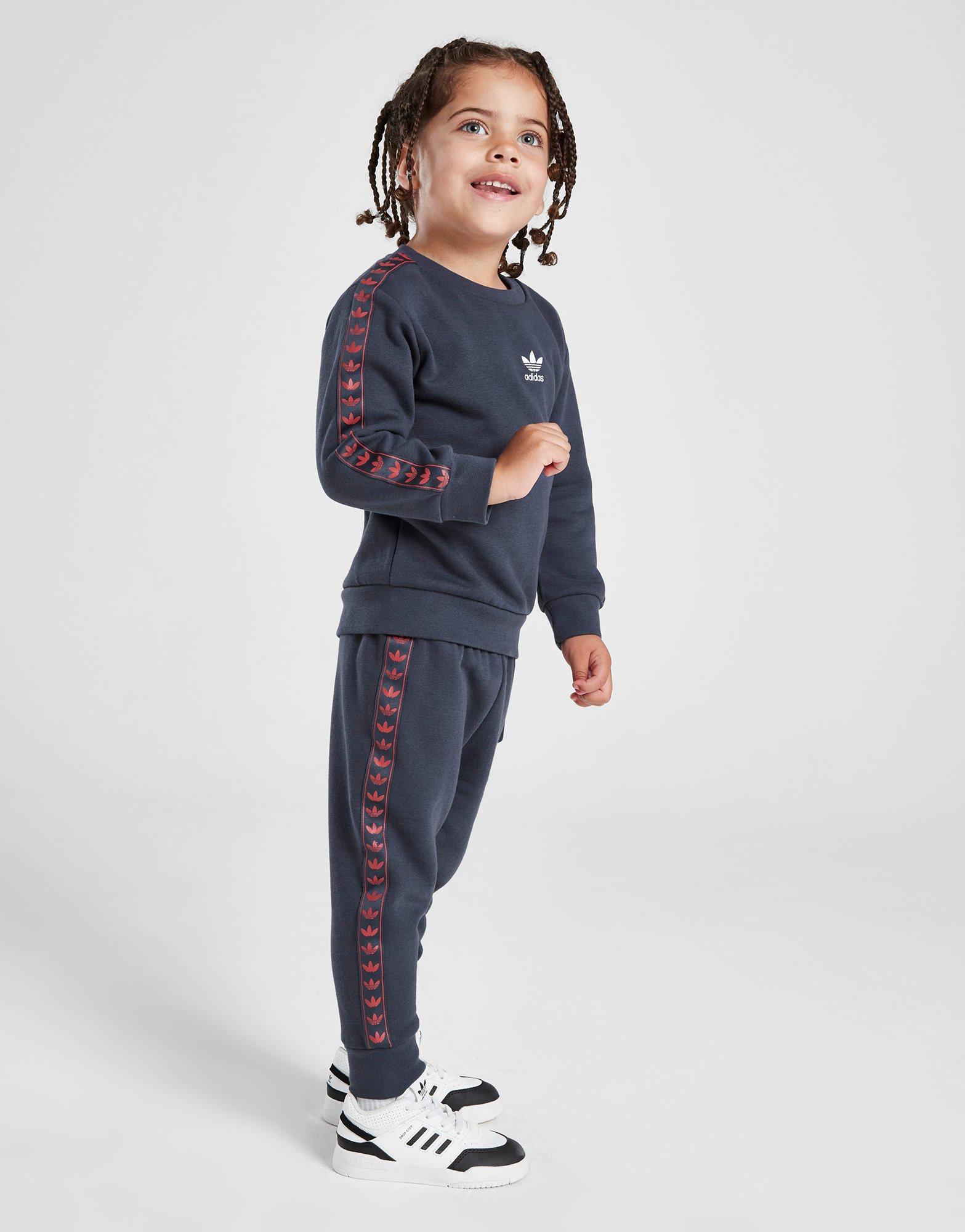 Blue adidas Originals Tape Cargo Tracksuit Infant | JD Sports UK