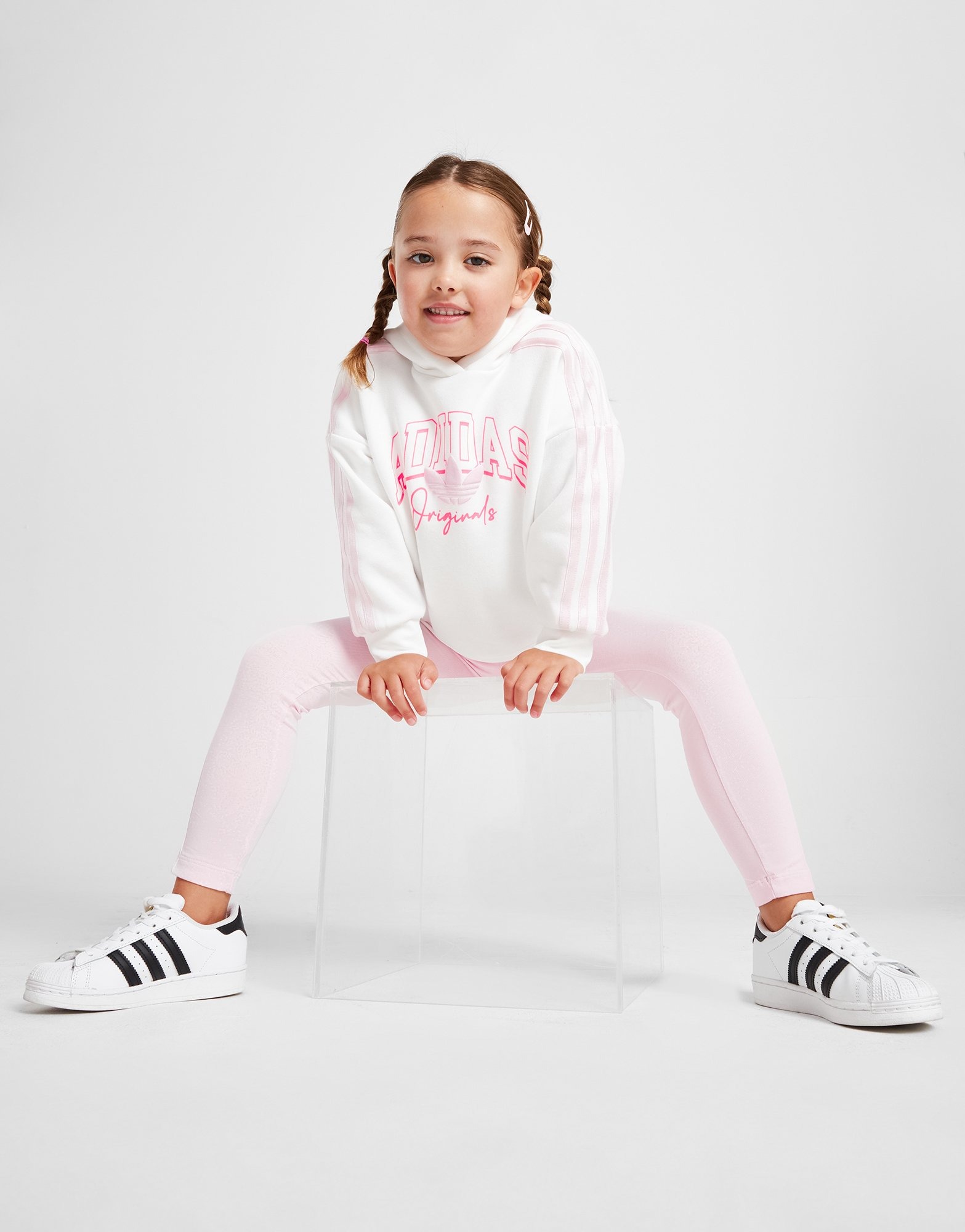 Pink adidas Originals Girls' Collegiate Tracksuit Children - JD Sports  Ireland