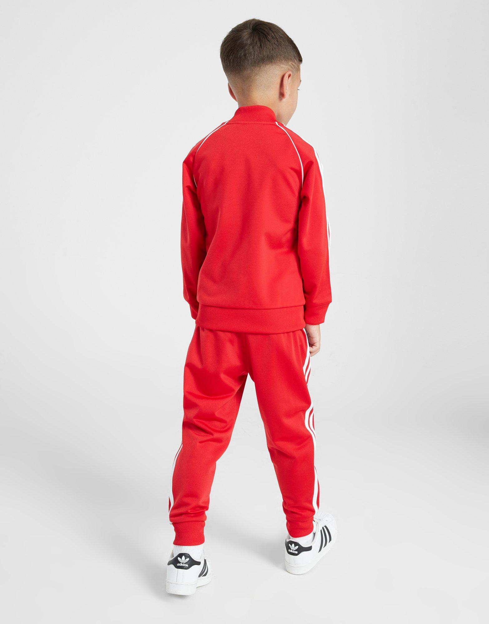 Red adidas Originals SST Tracksuit Children - JD Sports Global