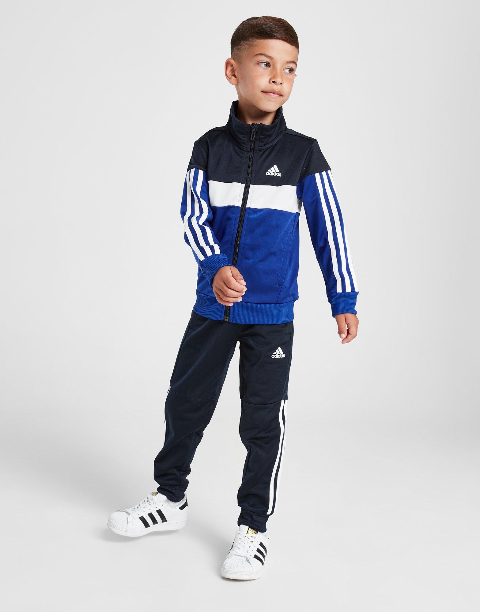 adidas 3-Stripes Poly Tracksuit Children