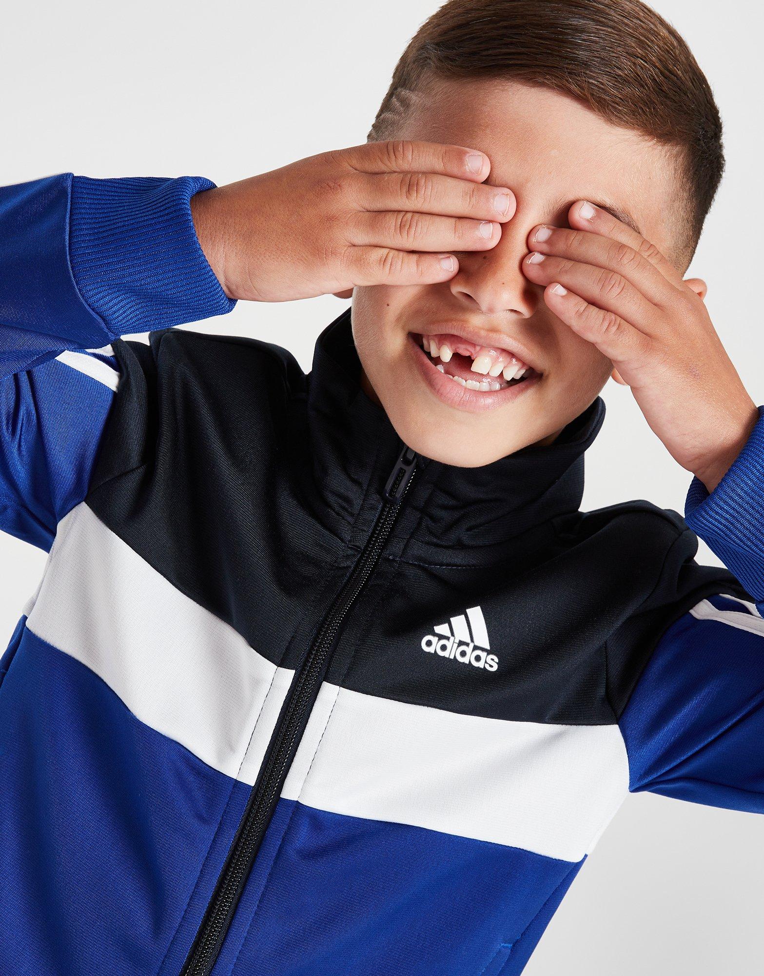 adidas 3-Stripes Poly Tracksuit Children